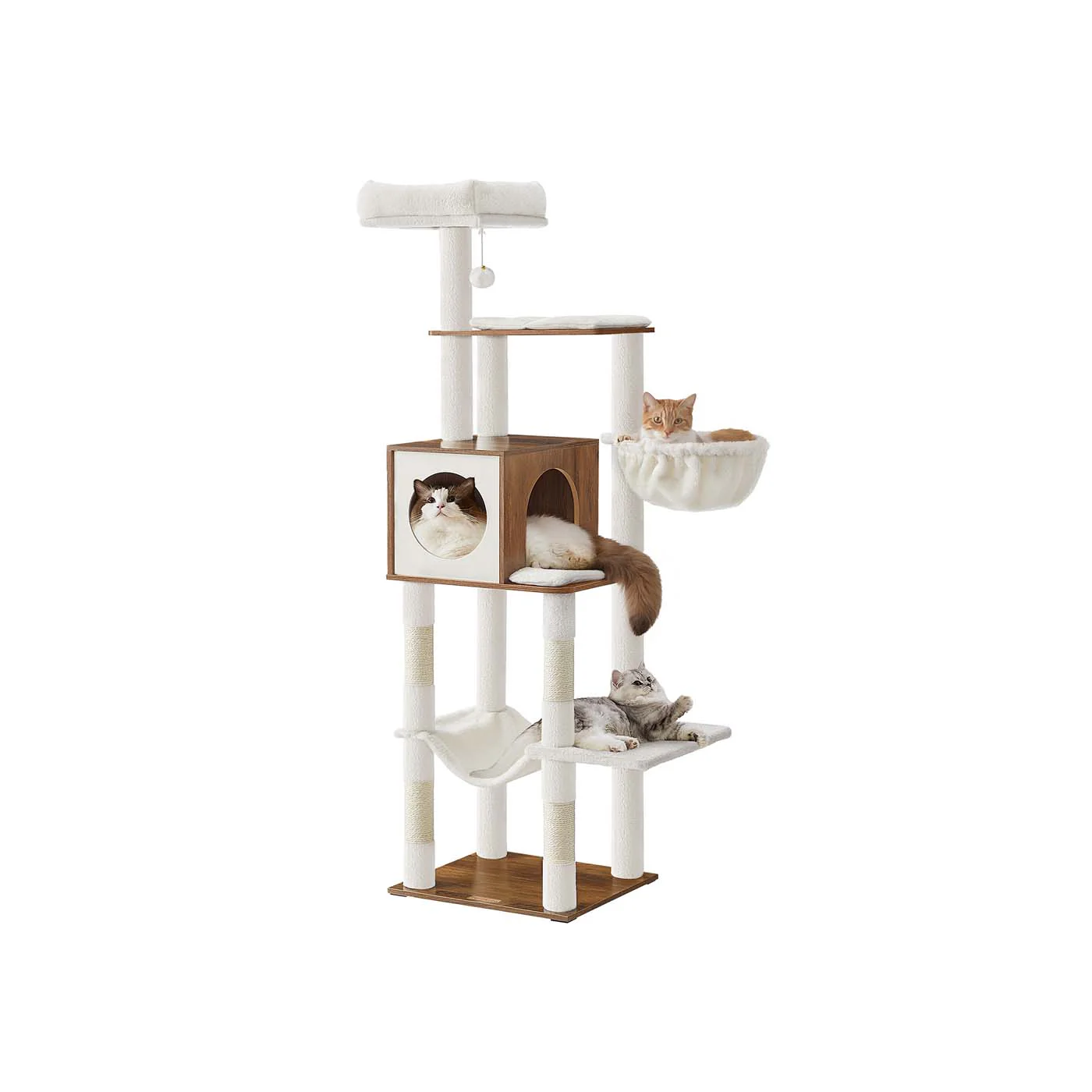 65-Inch Tall Cat Tree - Image 2