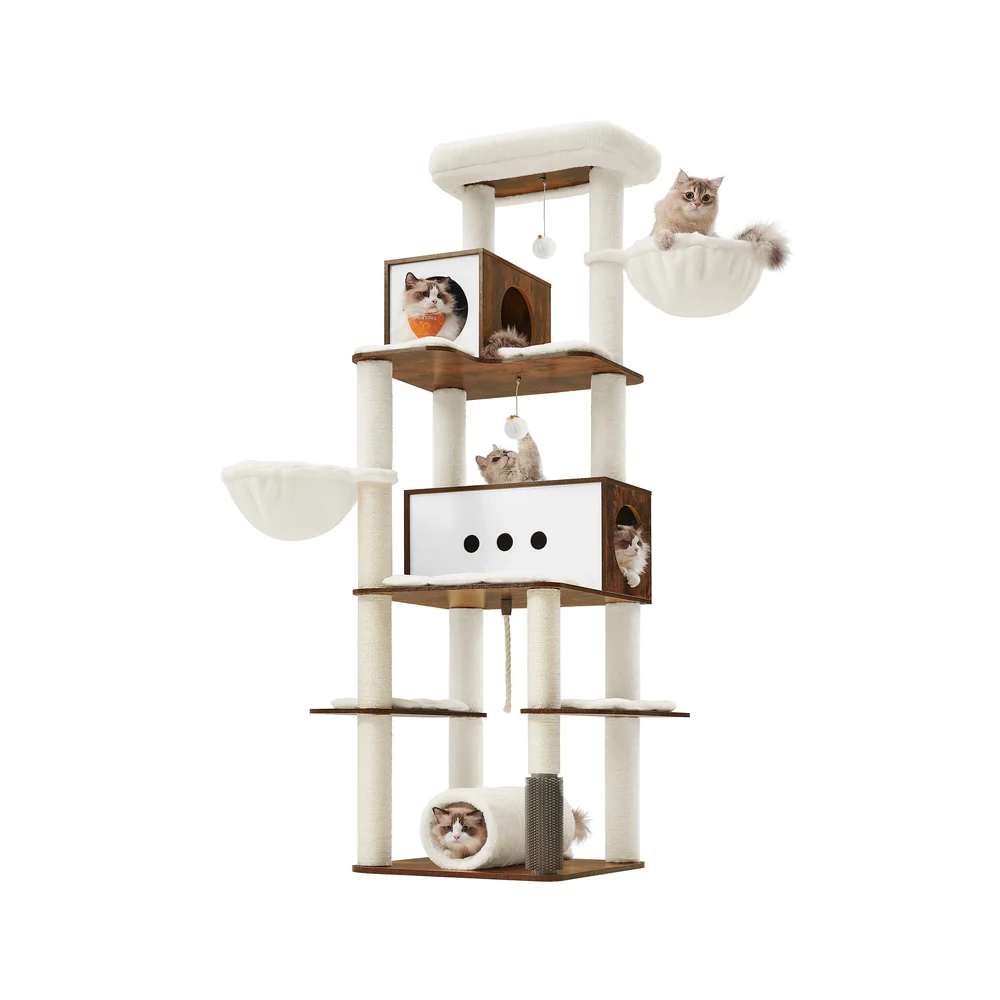 77.5" High Multi-Level Cat Tree - Image 2
