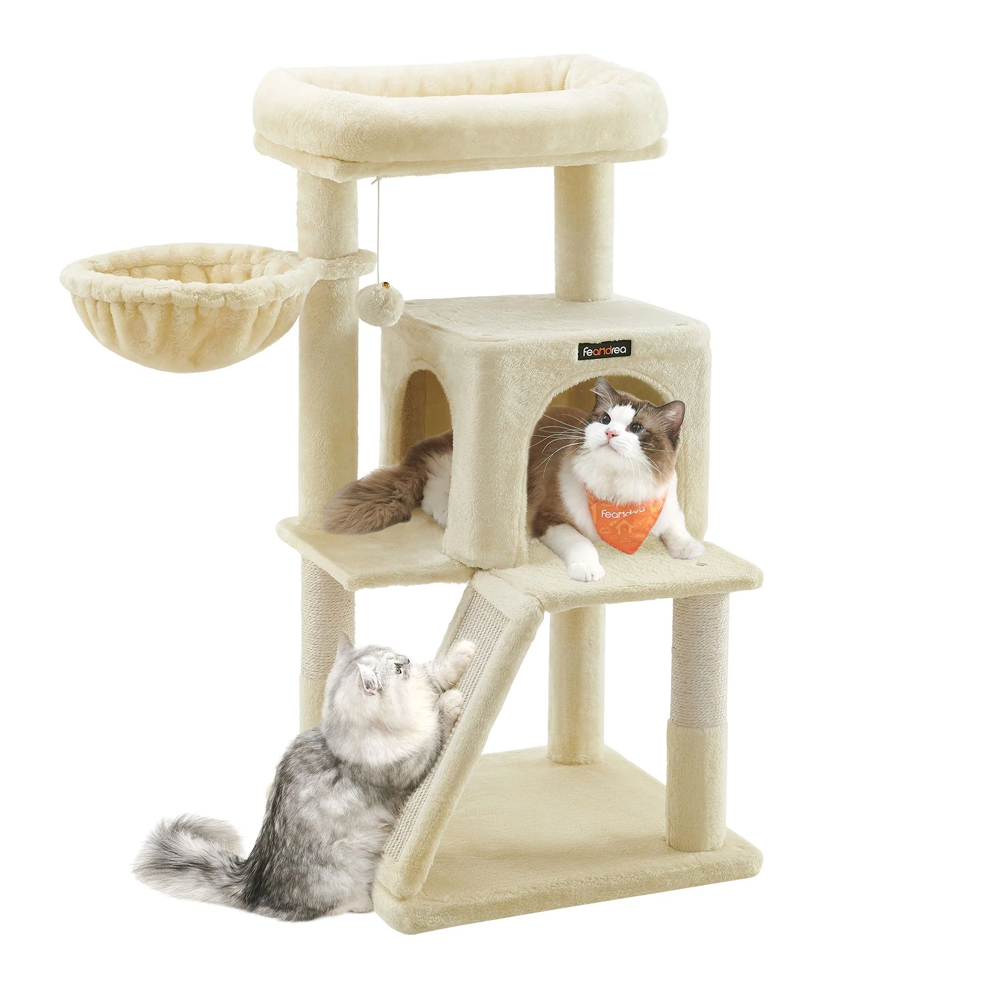 Feandrea Cat Tree, 37.8-Inch Cat Tower