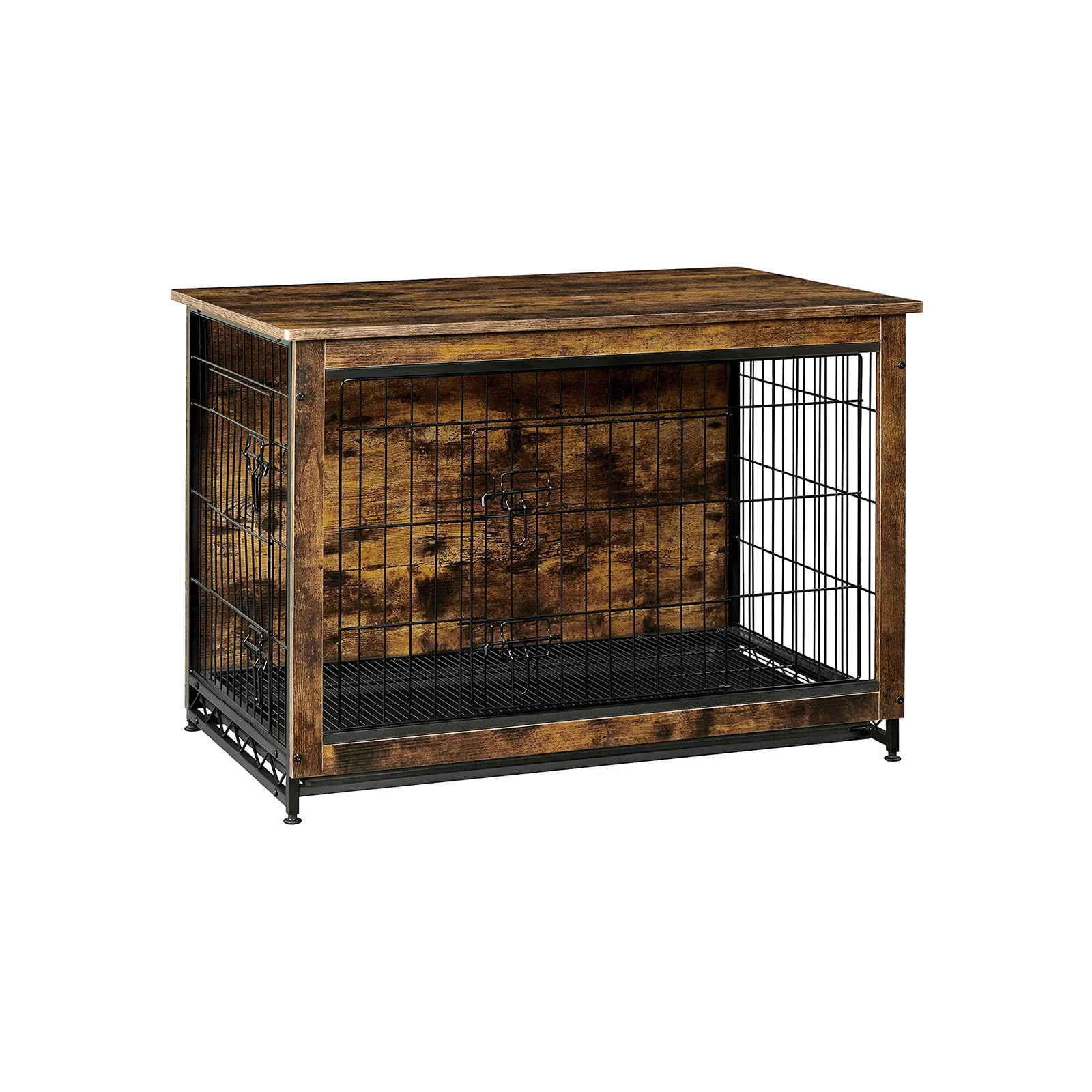 Wooden Dog Crate with Removable Tray - Image 3