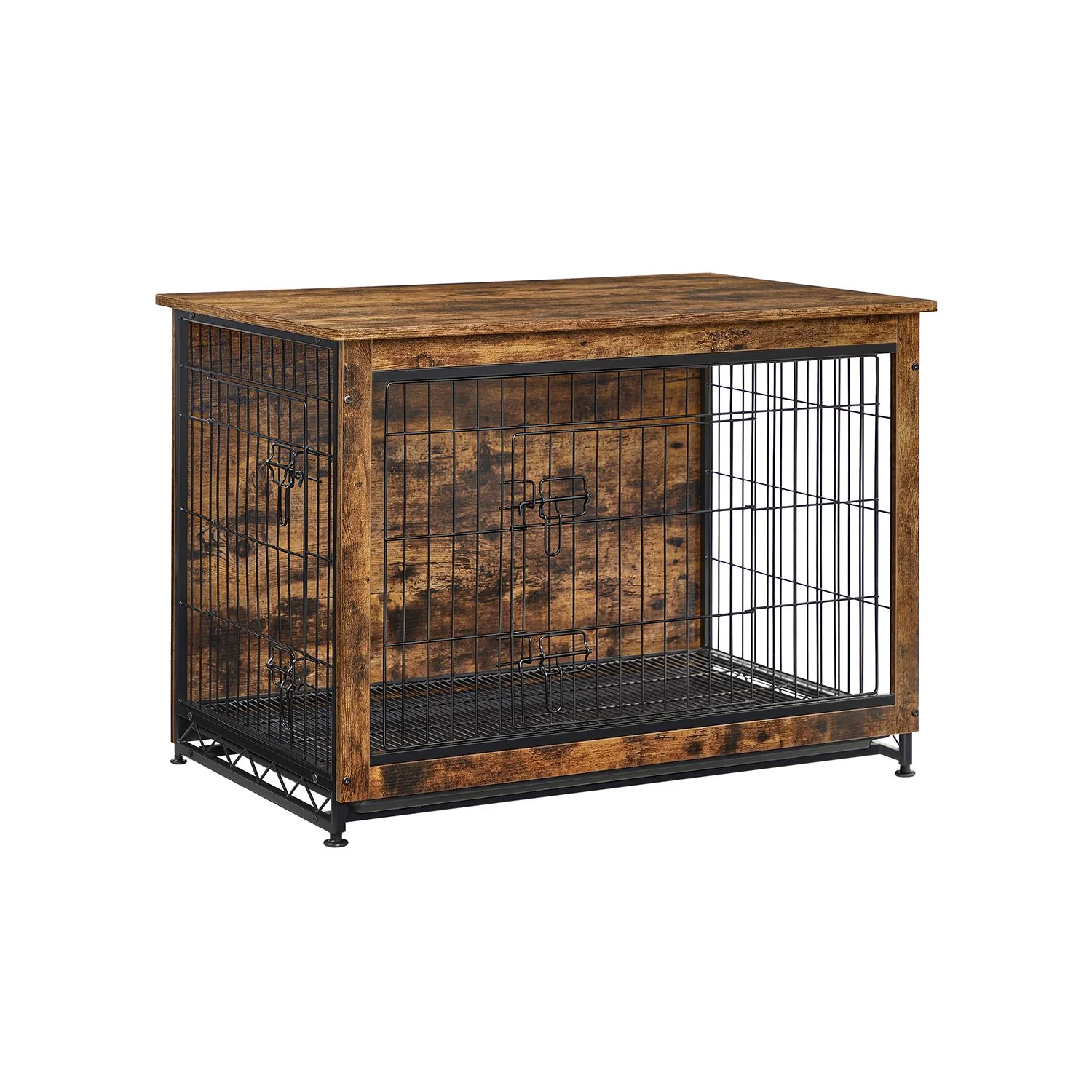 Wooden Dog Crate with Removable Tray - Image 5