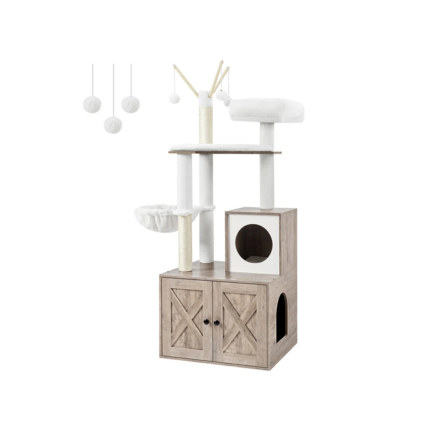 Hains Collection - WoodyWonders Cat Tree - Image 2