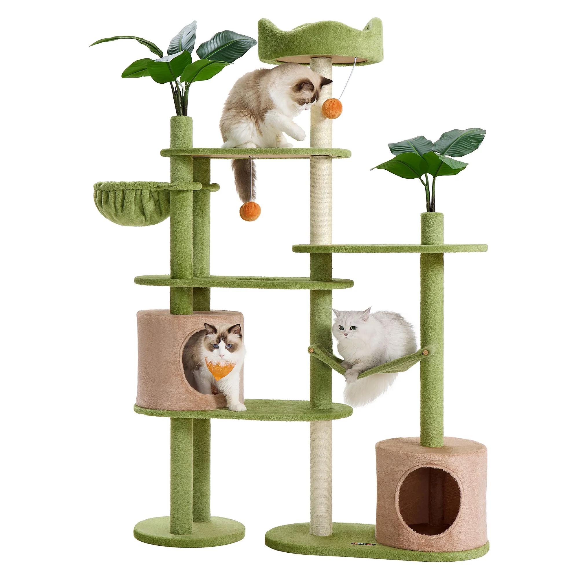 XL Cat Tree, 68.1-Inch Tall Cat Tower