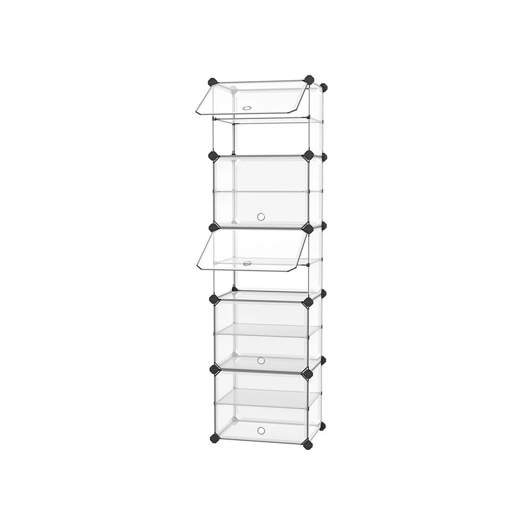10-Slot Storage Organizer Unit with Doors - Image 3