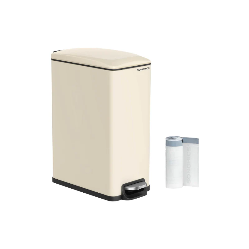 Slim Stainless Steel Trash Bin - Image 4