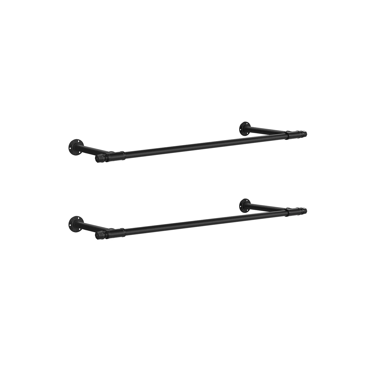 2 Pack Clothes Rack Wall-Mounted