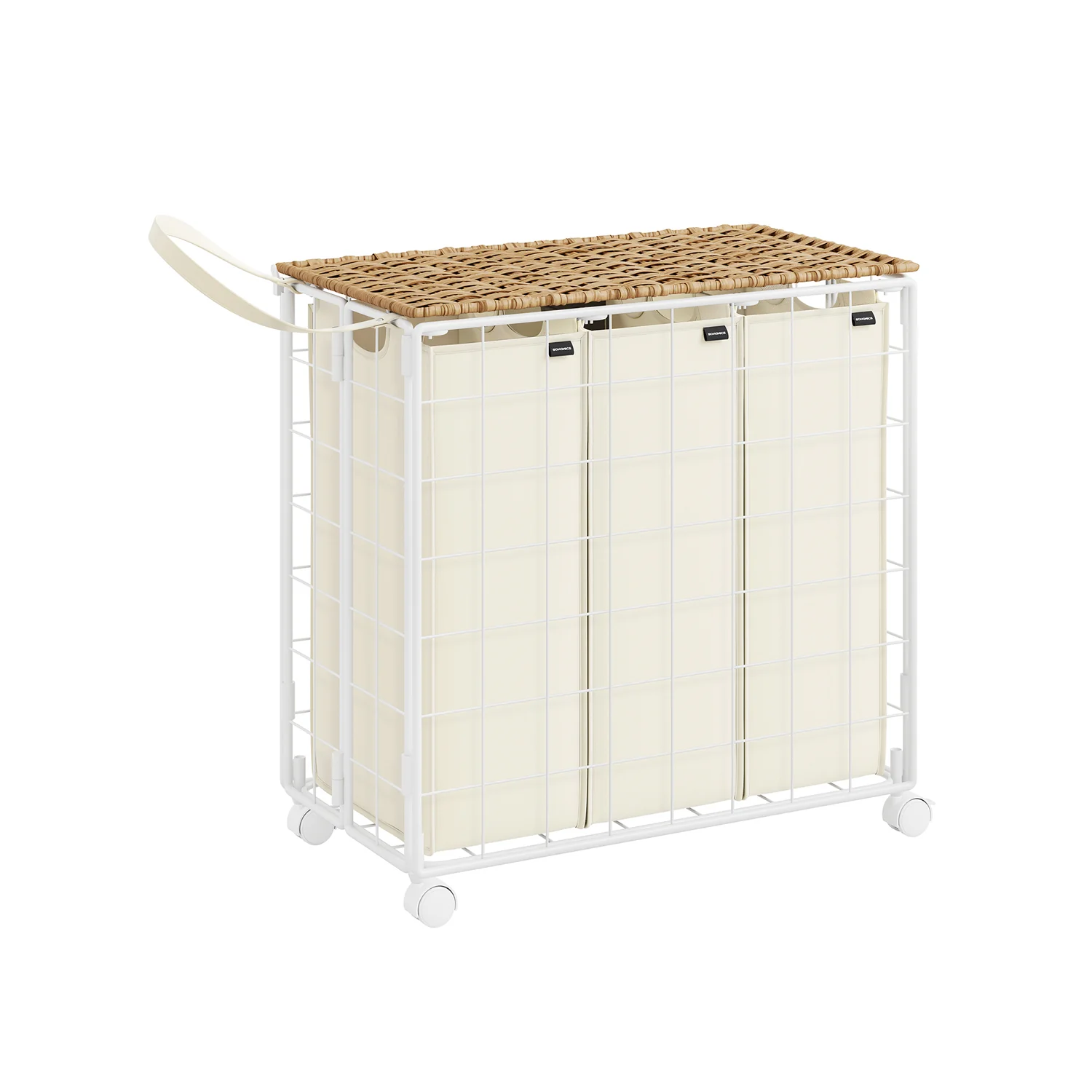 Iron-Made Laundry Sorter with Wheels - Image 12