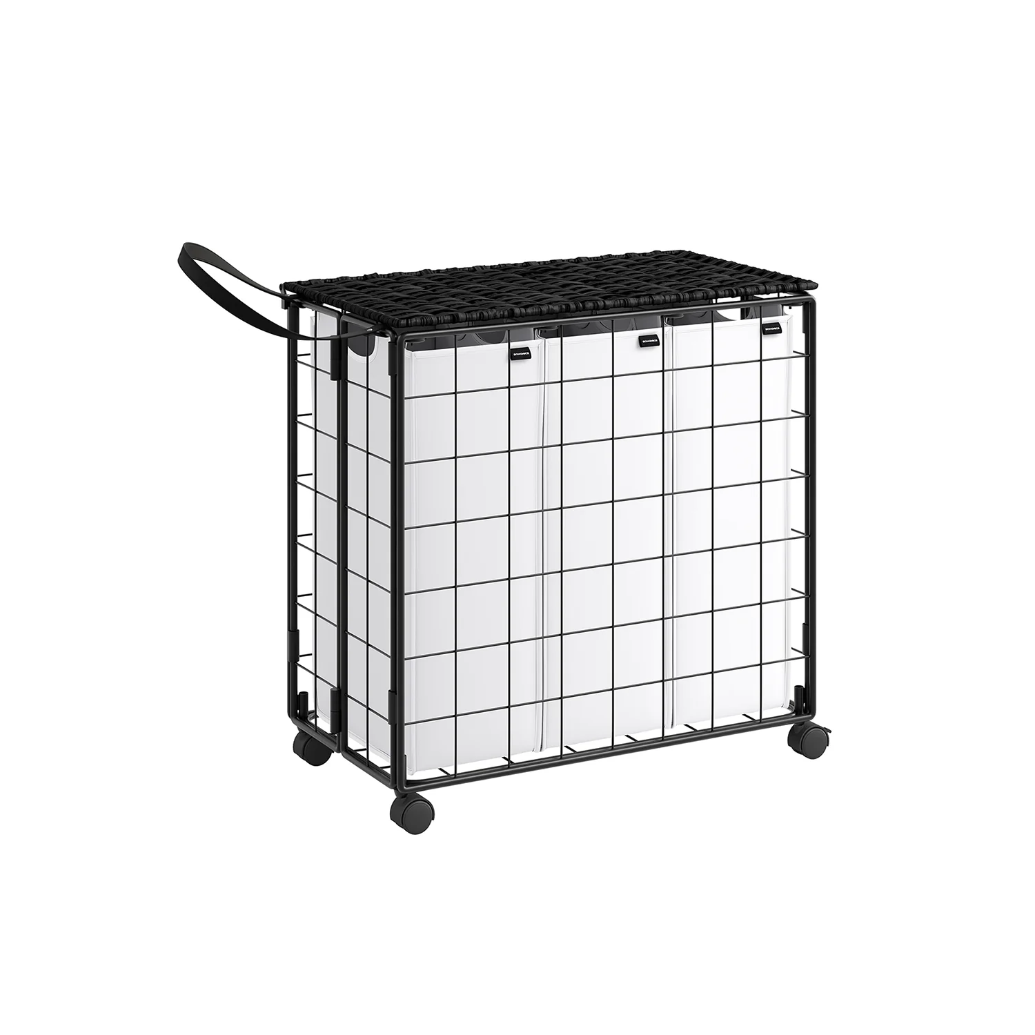 Iron-Made Laundry Sorter with Wheels - Image 3