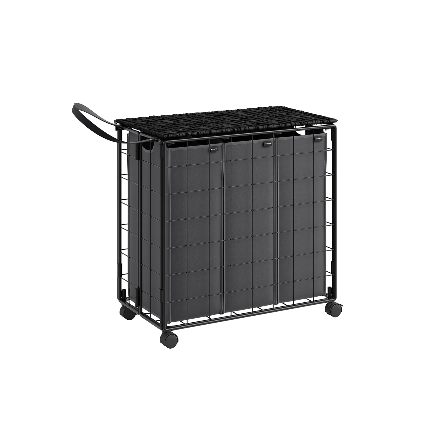 Iron-Made Laundry Sorter with Wheels - Image 5