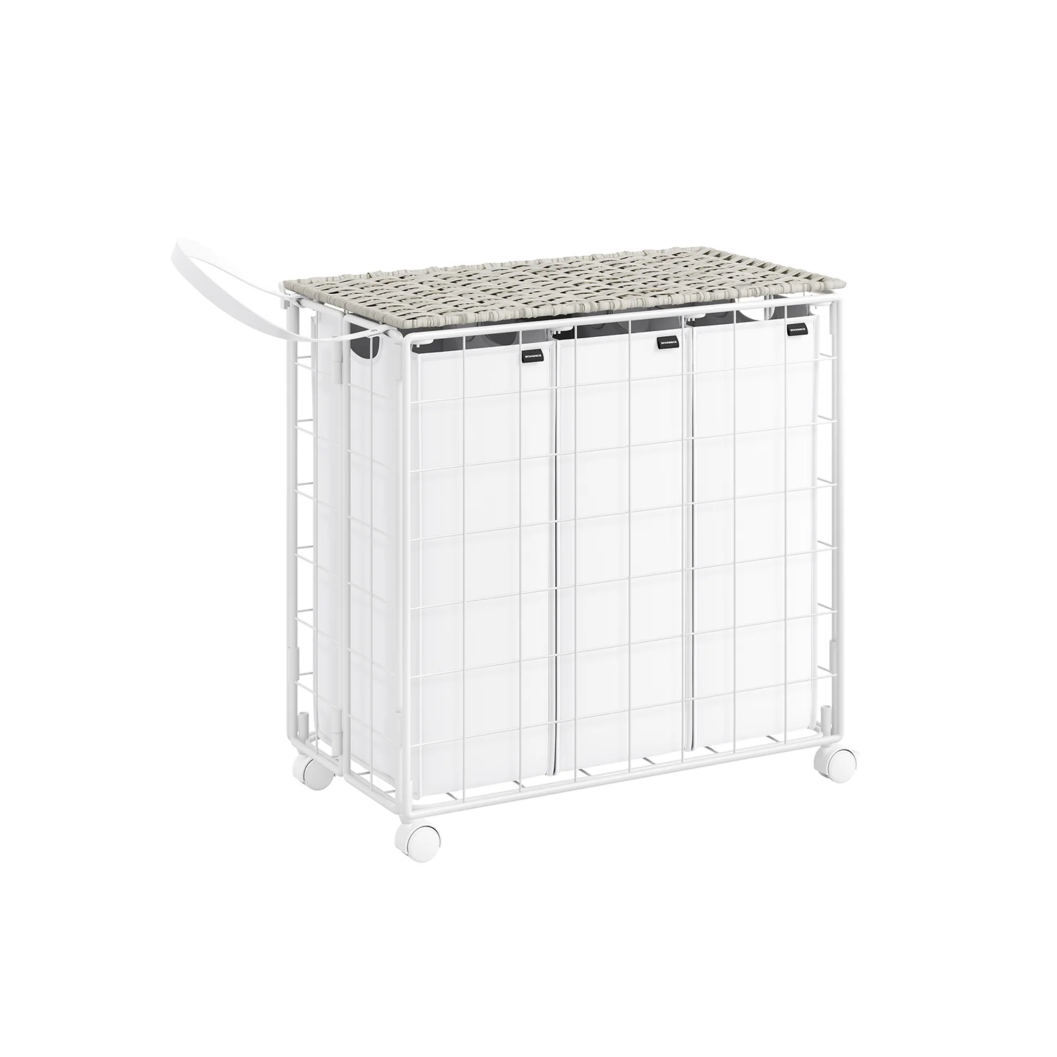 Iron-Made Laundry Sorter with Wheels - Image 6