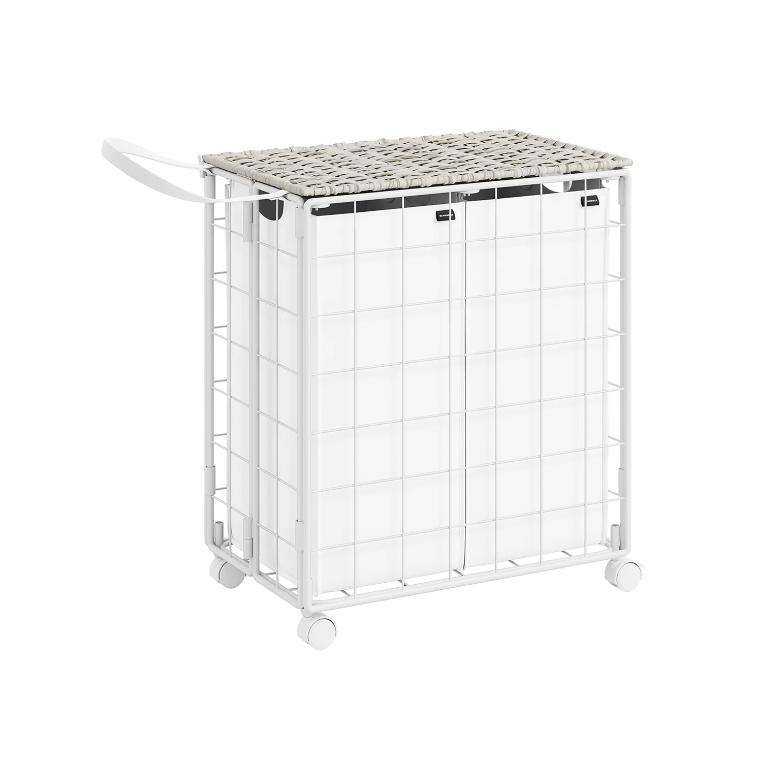 Iron-Made Laundry Sorter with Wheels - Image 9