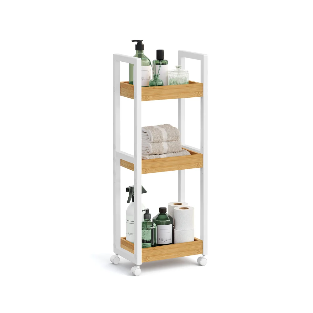 3-Tier Utility Cart on Wheels - Image 2