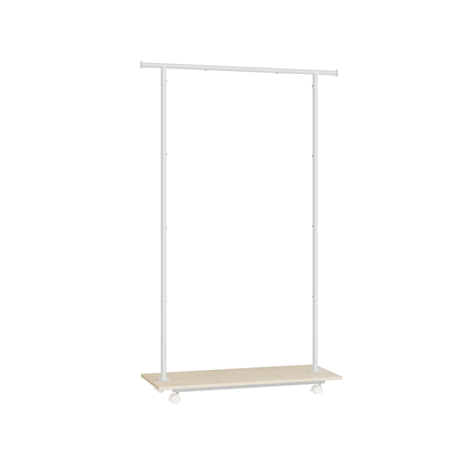 38.8" Wide Clothes Rack with Wheels