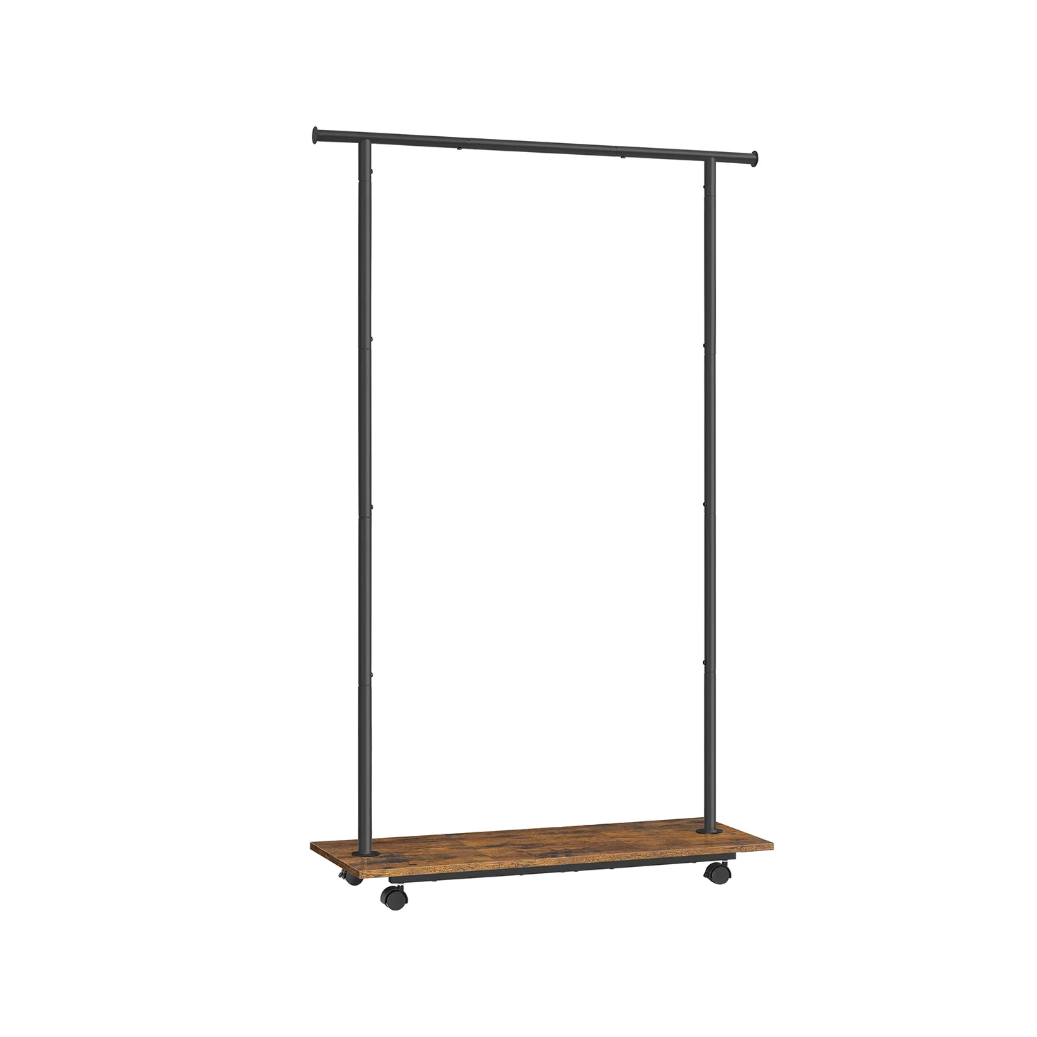 38.8" Wide Clothes Rack with Wheels - Image 2