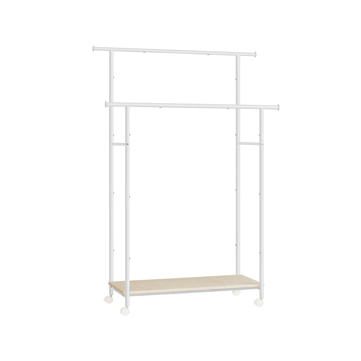 38.8" Wide Clothes Rack with Wheels - Image 4