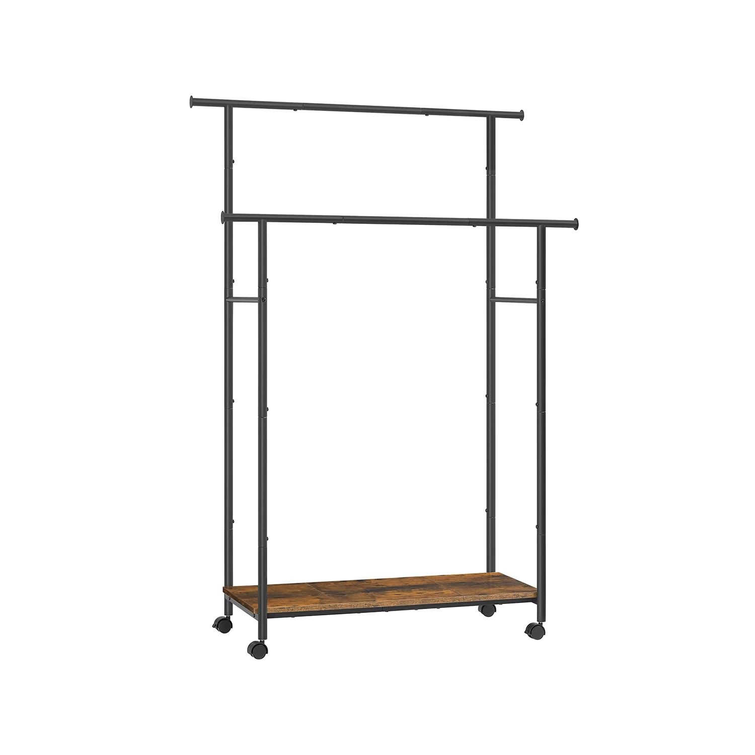 38.8" Wide Clothes Rack with Wheels - Image 5