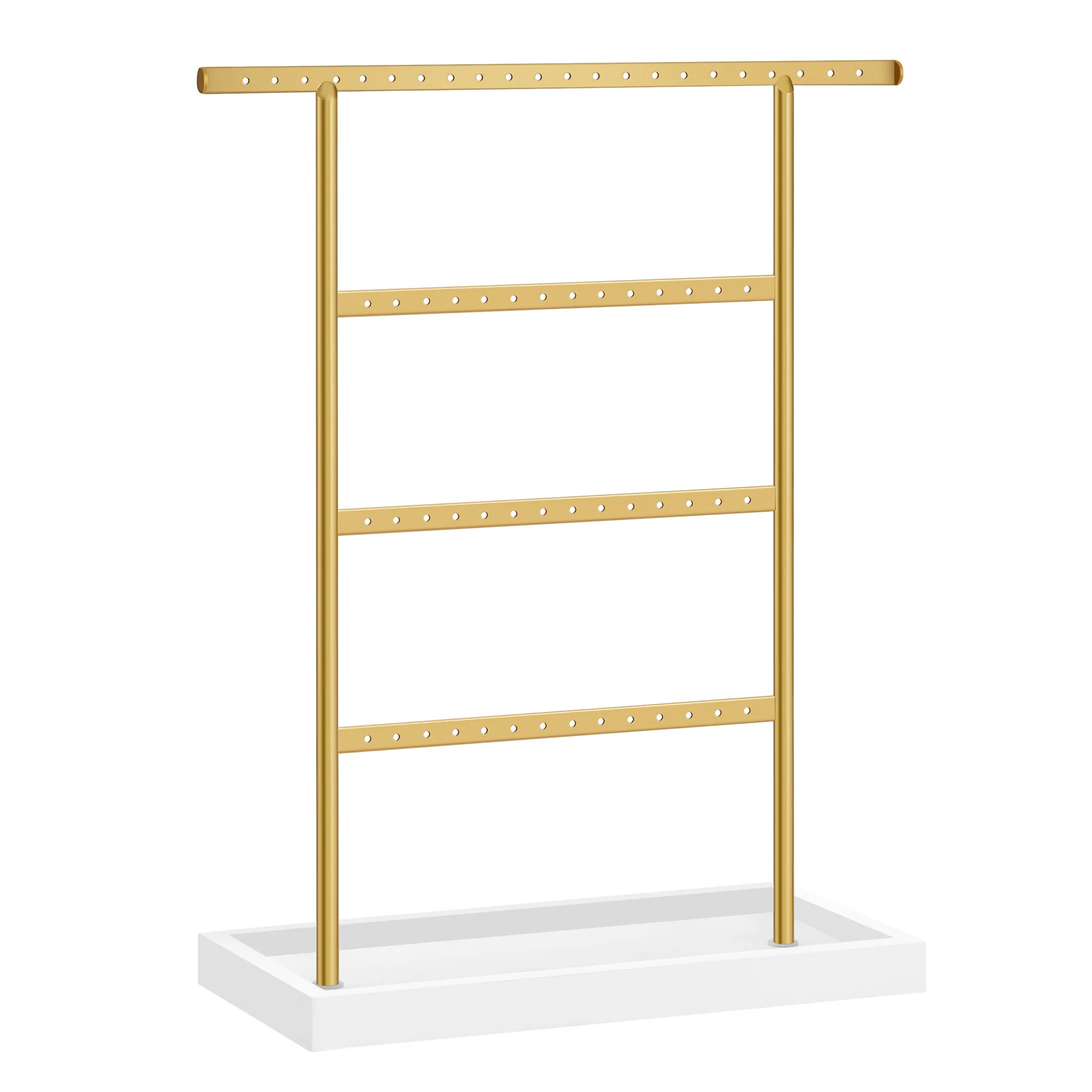 4-Tier Jewelry Stand with Tray - Image 2