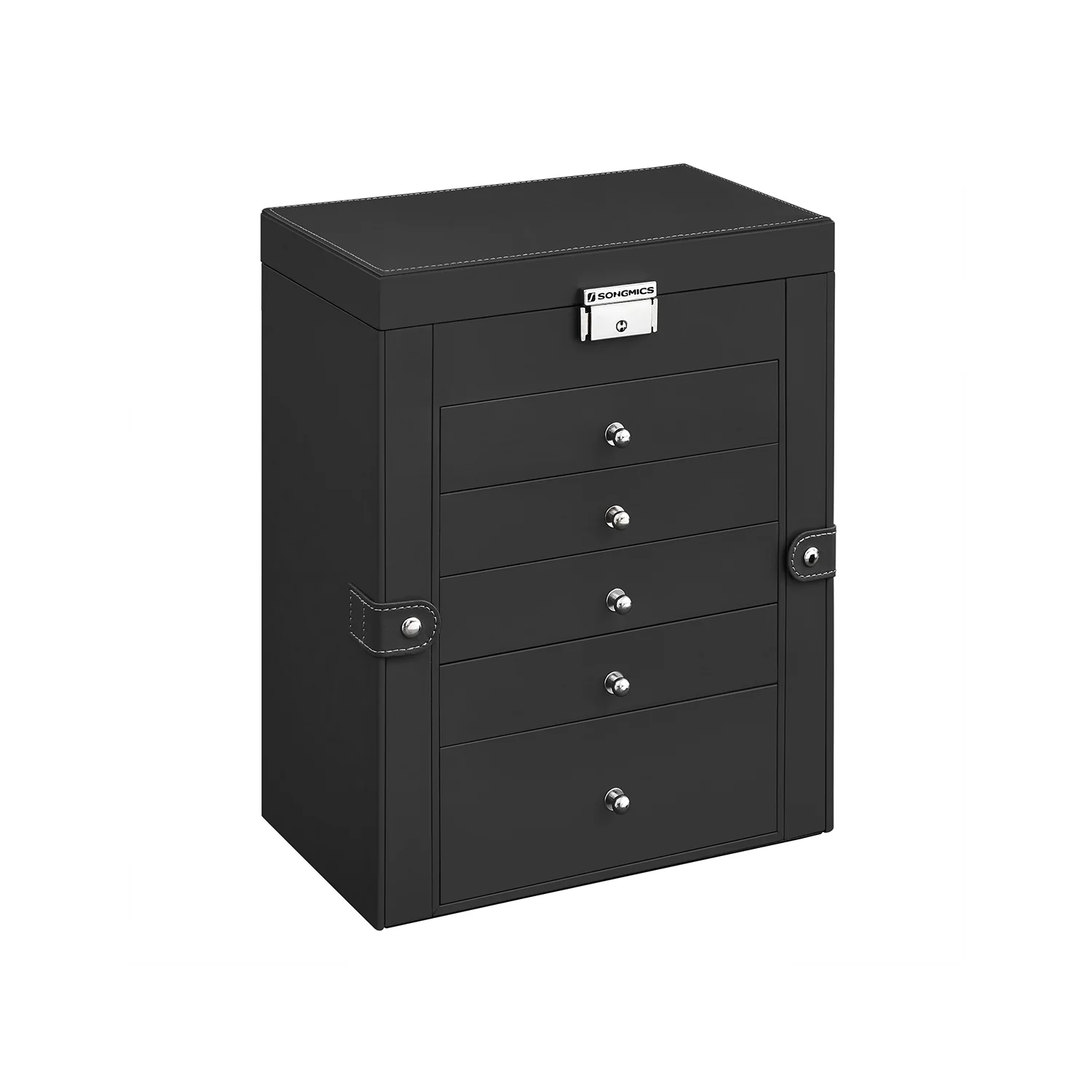 6-Tier Large Jewelry Case with Drawers