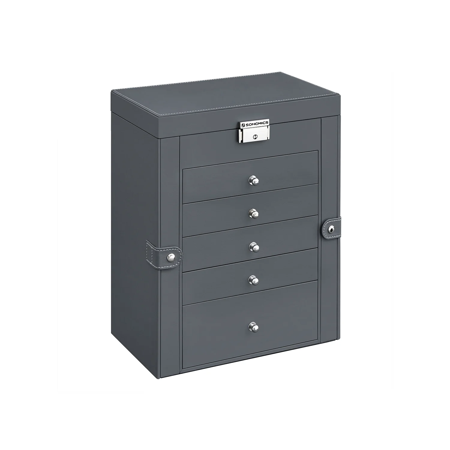 6-Tier Large Jewelry Case with Drawers - Image 3