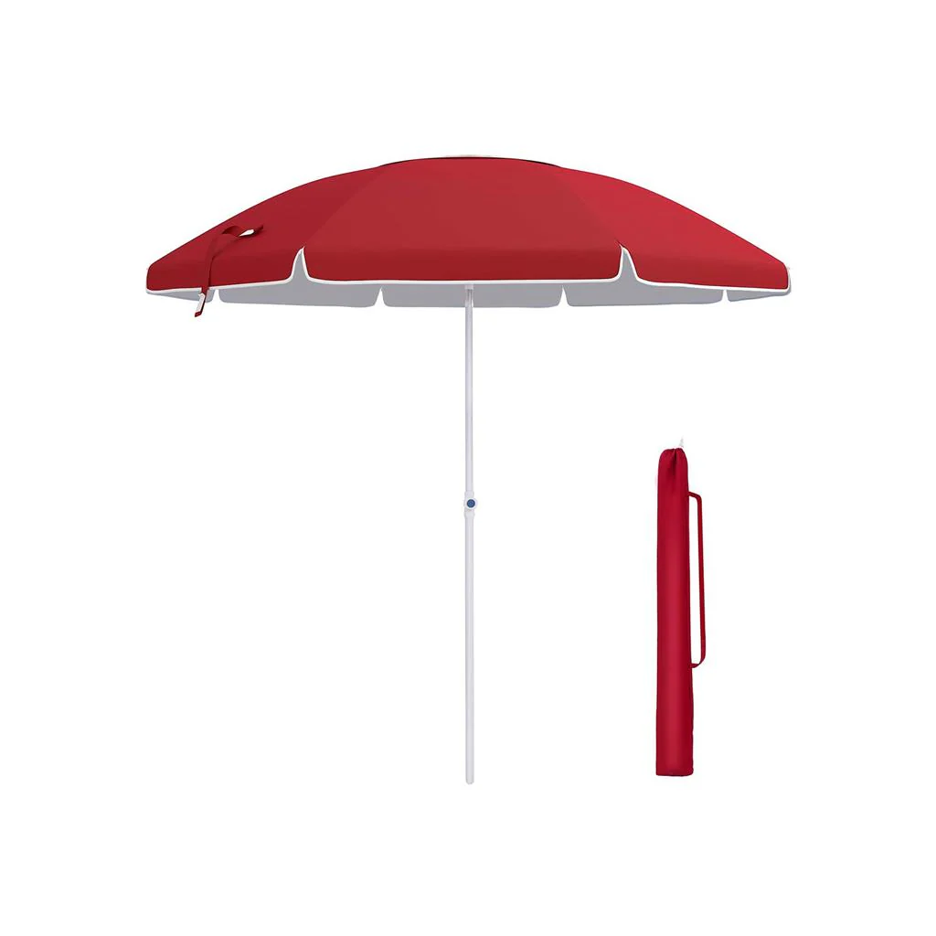 7 ft Patio Umbrella with Fiberglass Ribs - Image 3