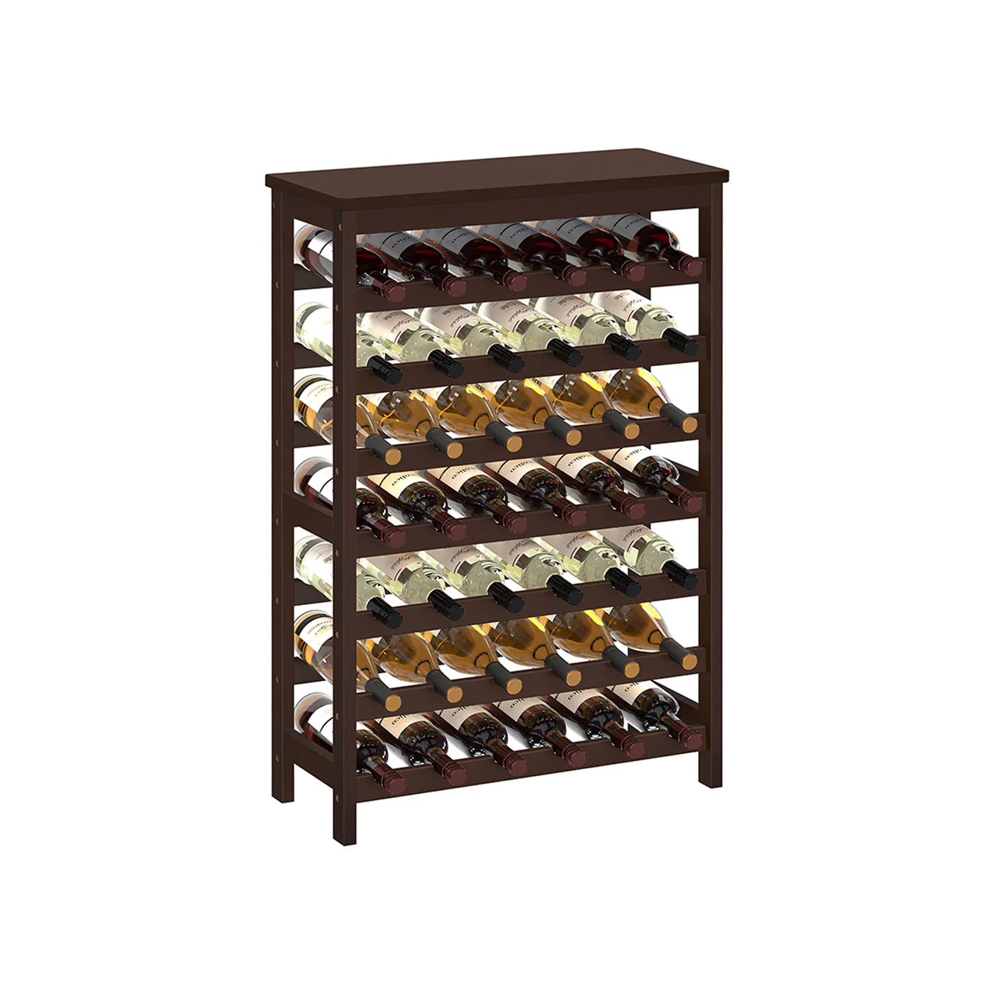 7-Tier Wine Rack for 42 Bottles - Image 2