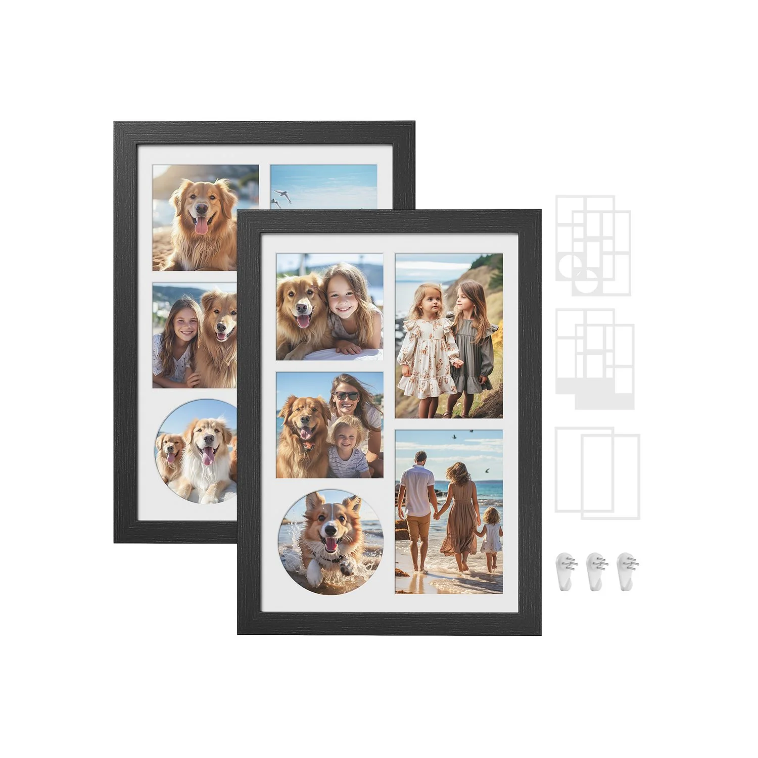 A4 Picture Frame with Mats for Wall Decor - Image 2
