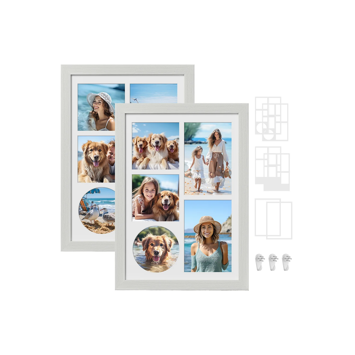 A4 Picture Frame with Mats for Wall Decor - Image 4