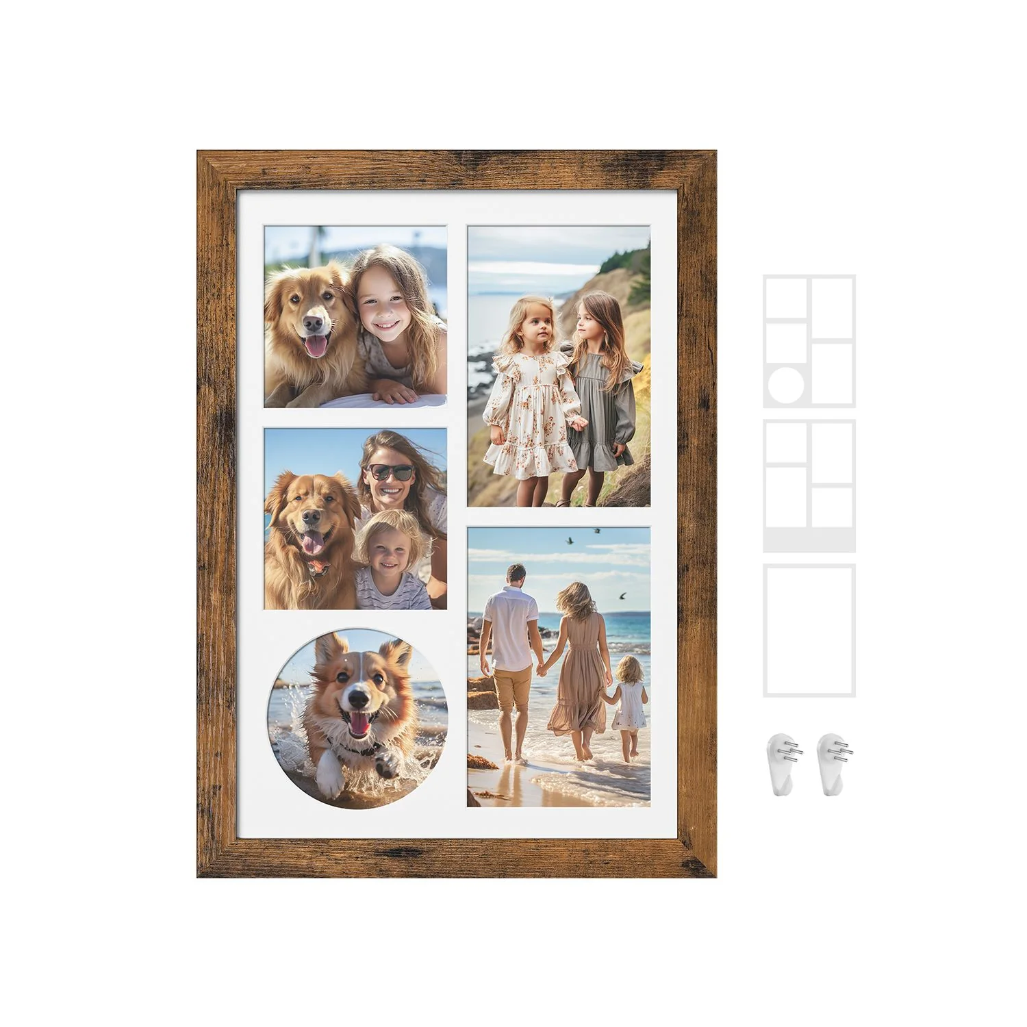 A4 Picture Frame with Mats for Wall Decor - Image 5