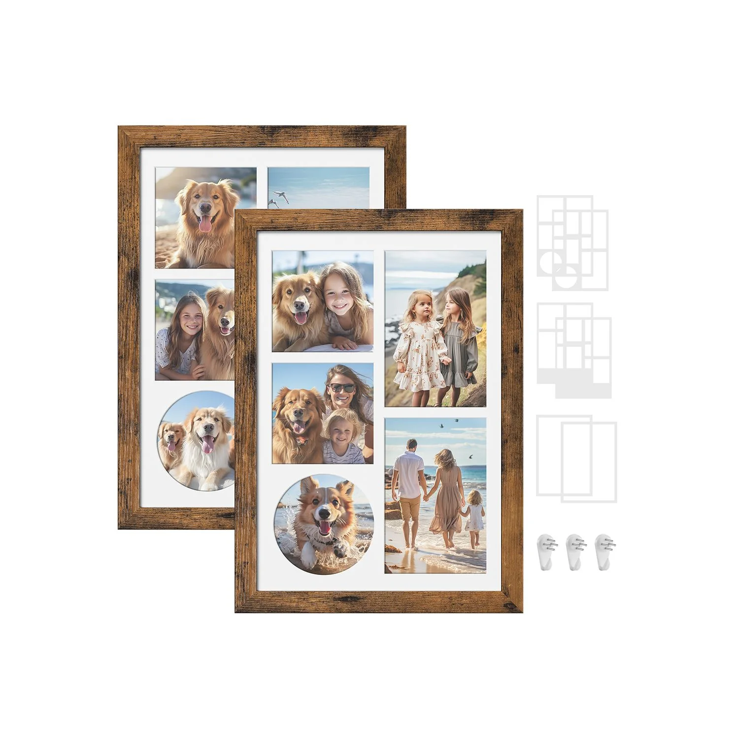 A4 Picture Frame with Mats for Wall Decor - Image 6