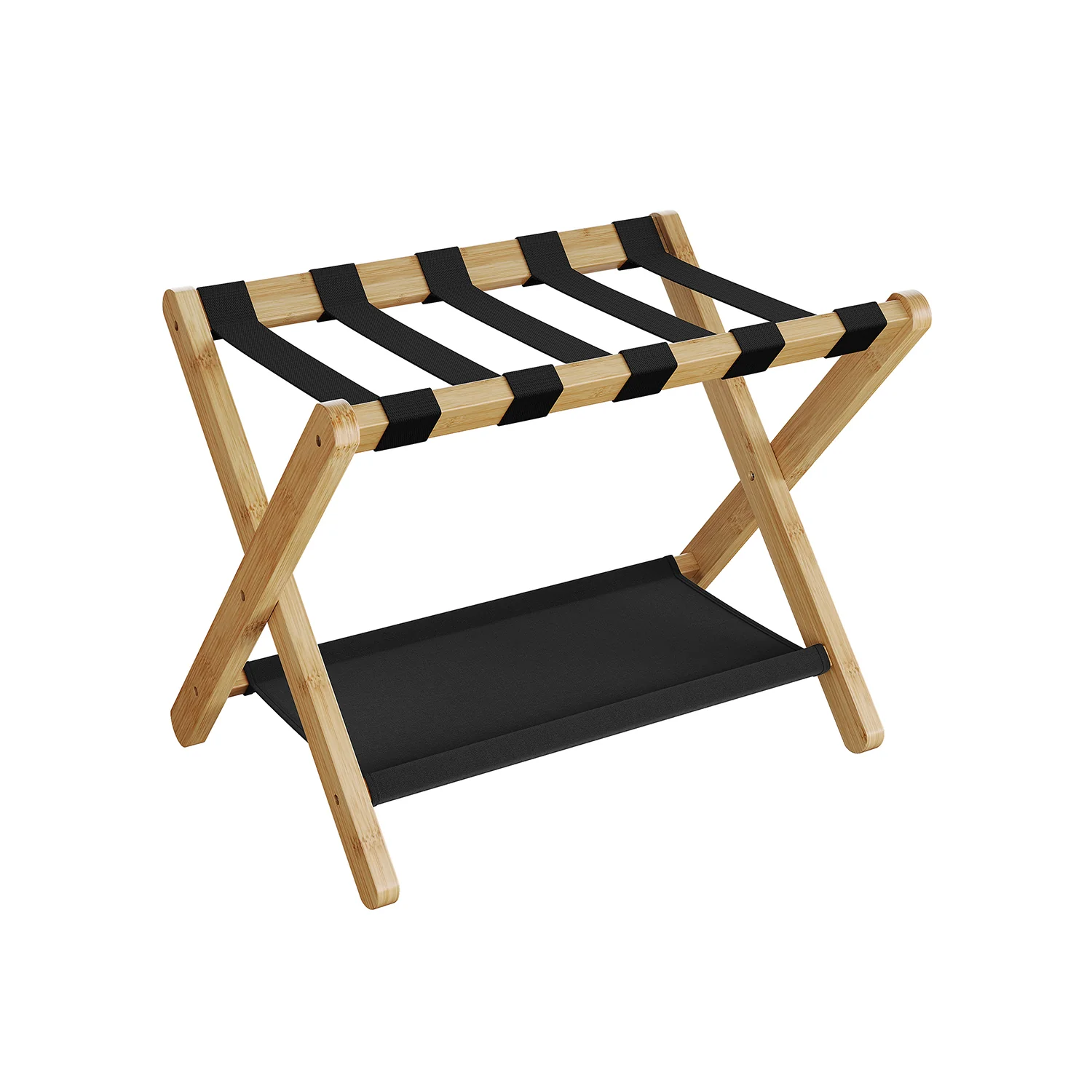Luggage Rack with Storage Shelf - Image 2