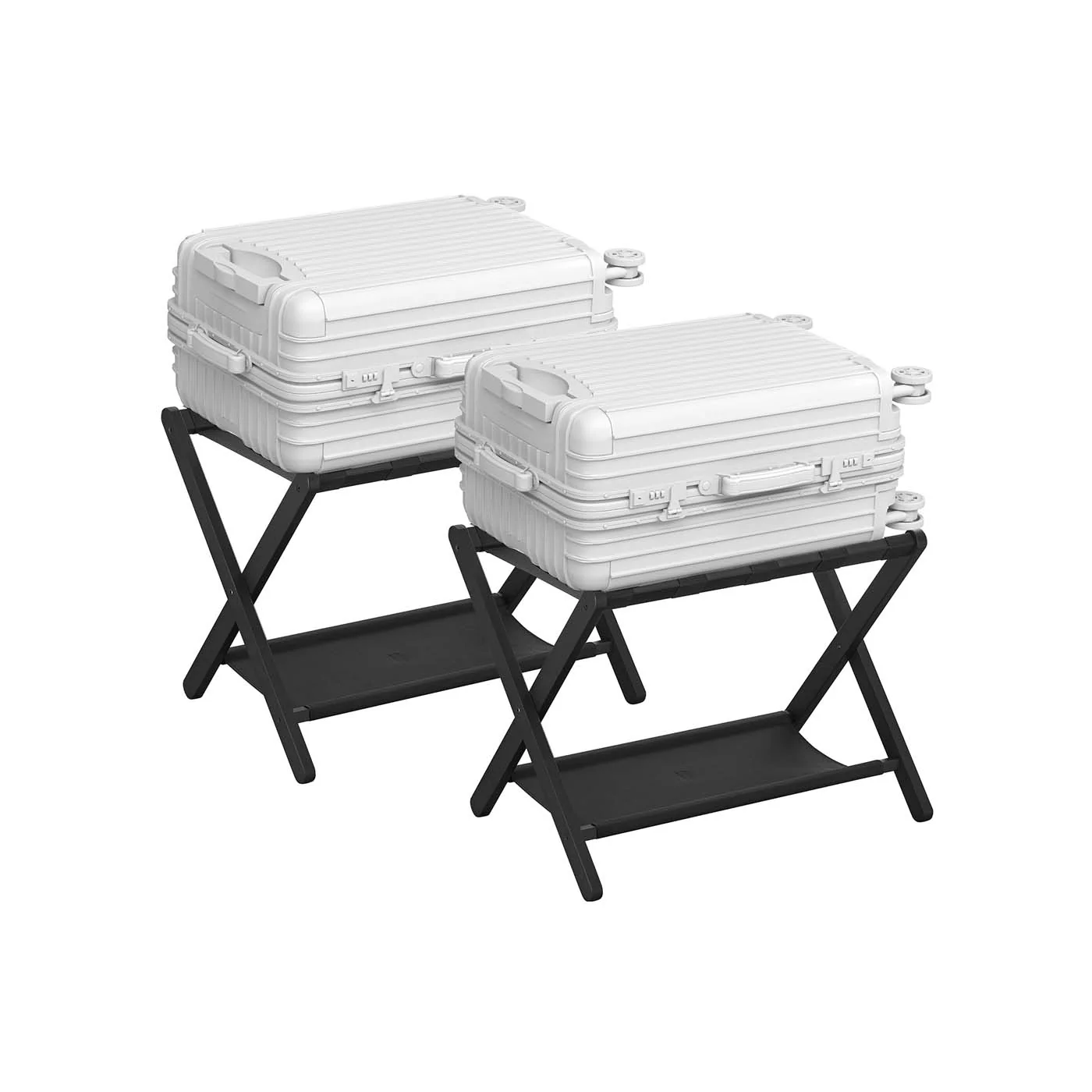 Luggage Rack with Storage Shelf - Image 8
