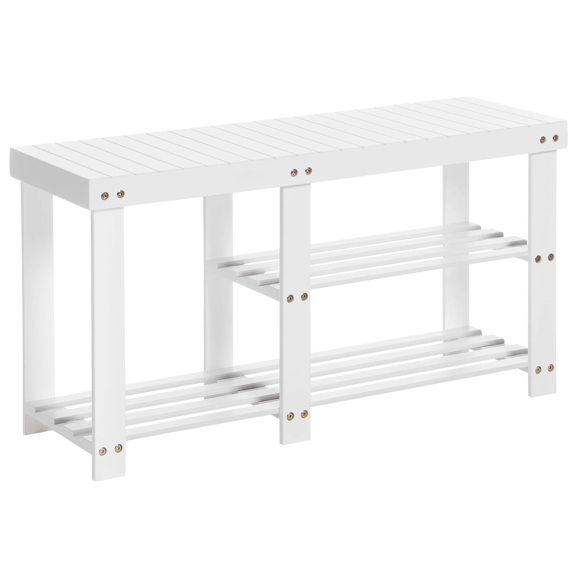 Bamboo Shoe Bench for Boots