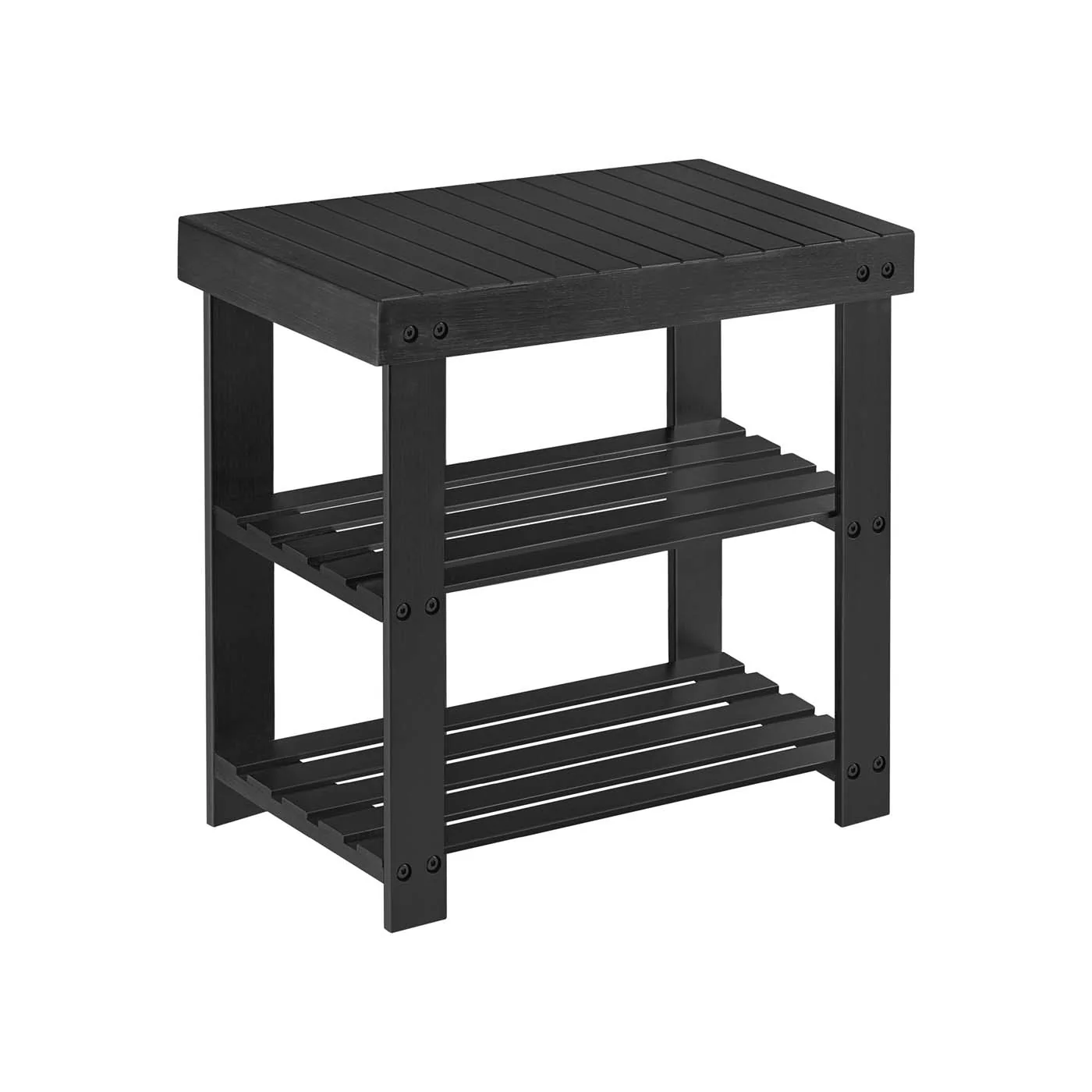 Bamboo Shoe Rack Bench - Image 9