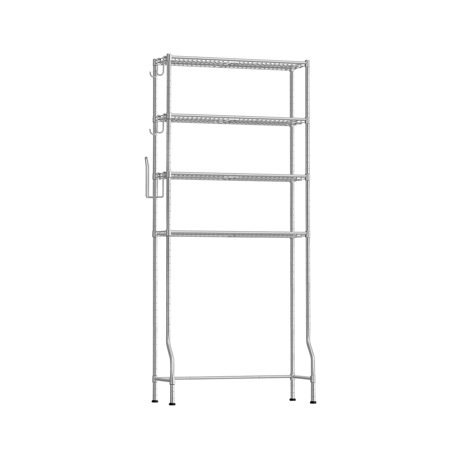 4-Tier Metal Over-the-Toilet Storage Shelf - Image 4