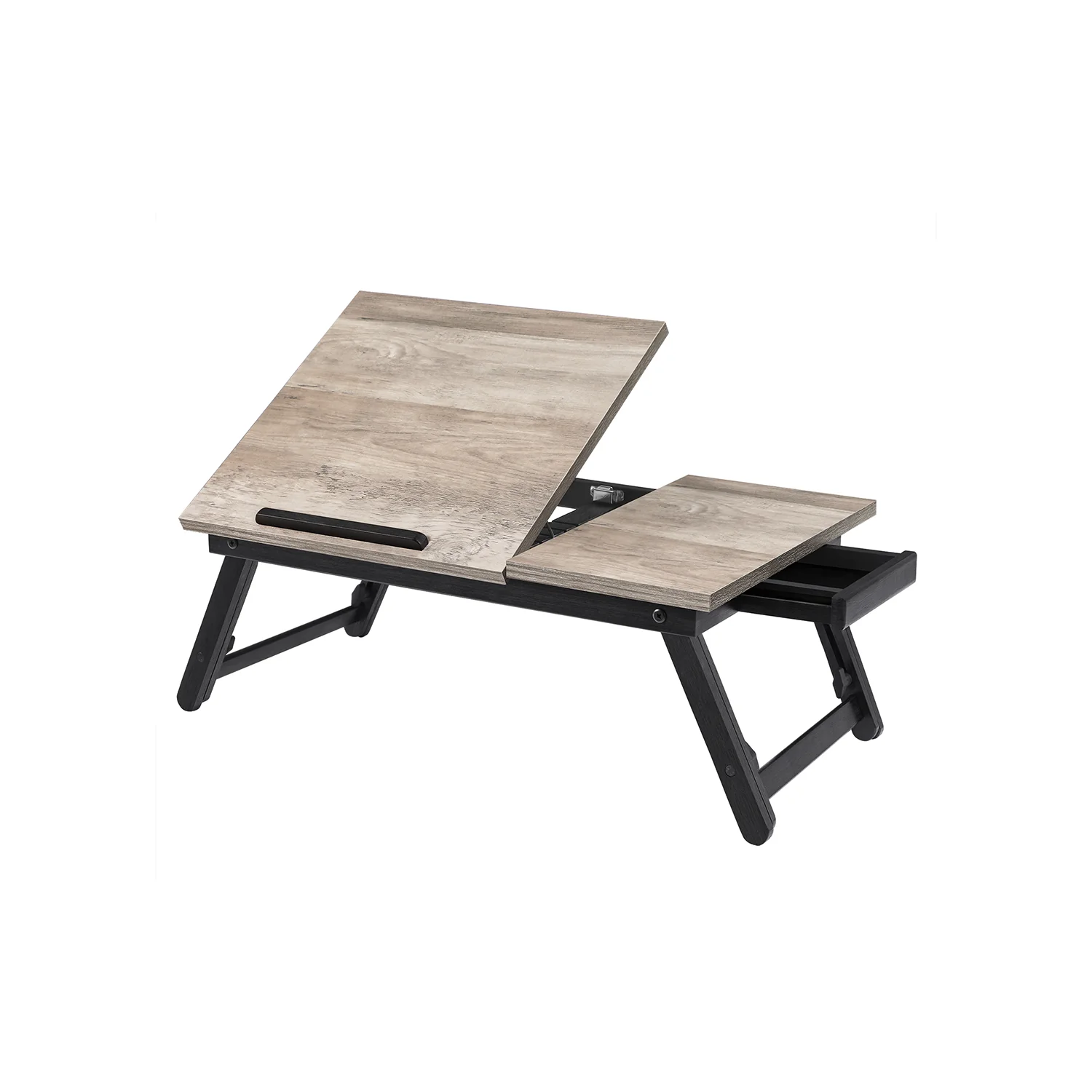 Laptop Desk with Adjustable Legs and Tilting Top