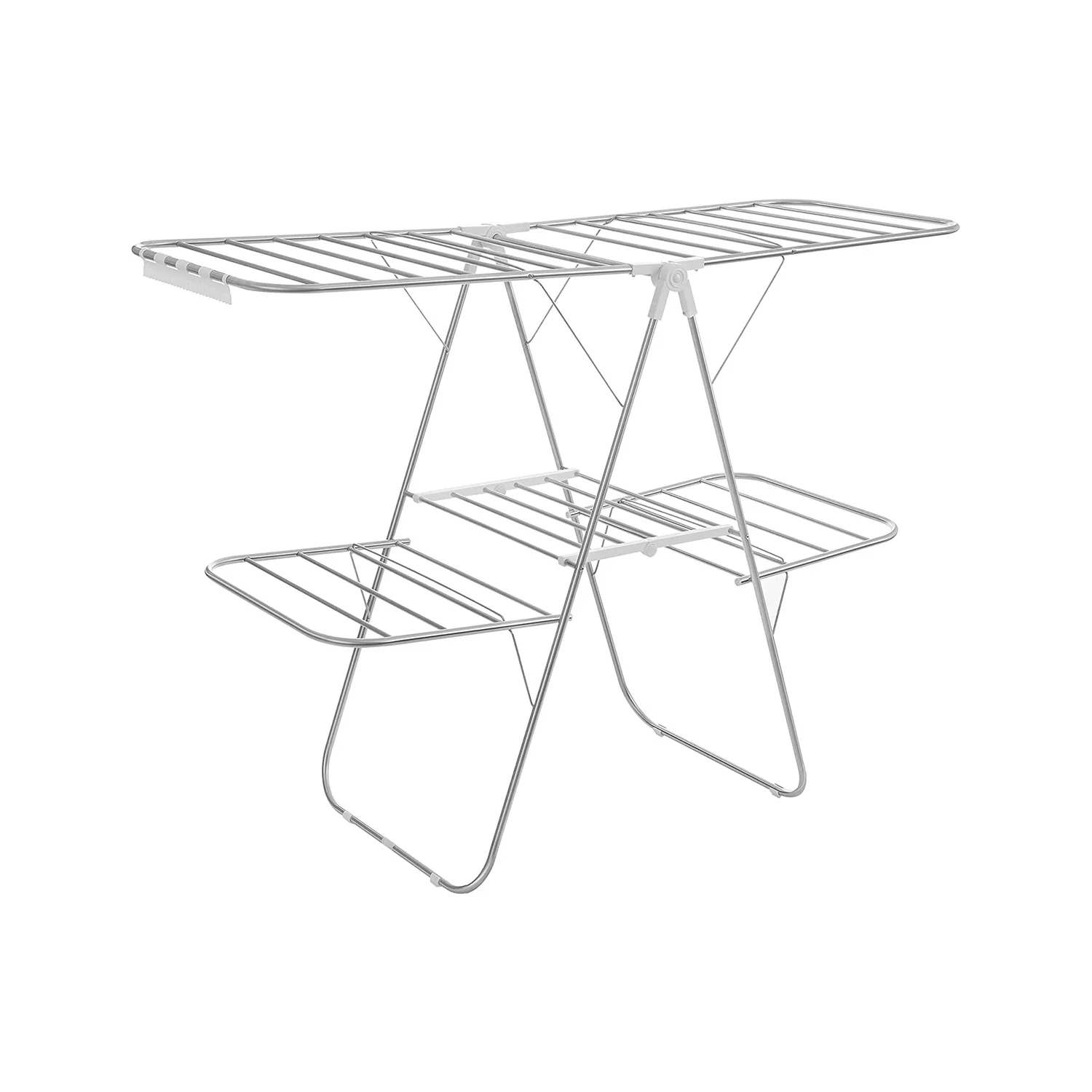 Clothes Drying Rack with Adjustable Shelves
