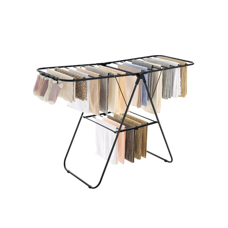 Clothes Drying Rack with Sock Clips - Image 4