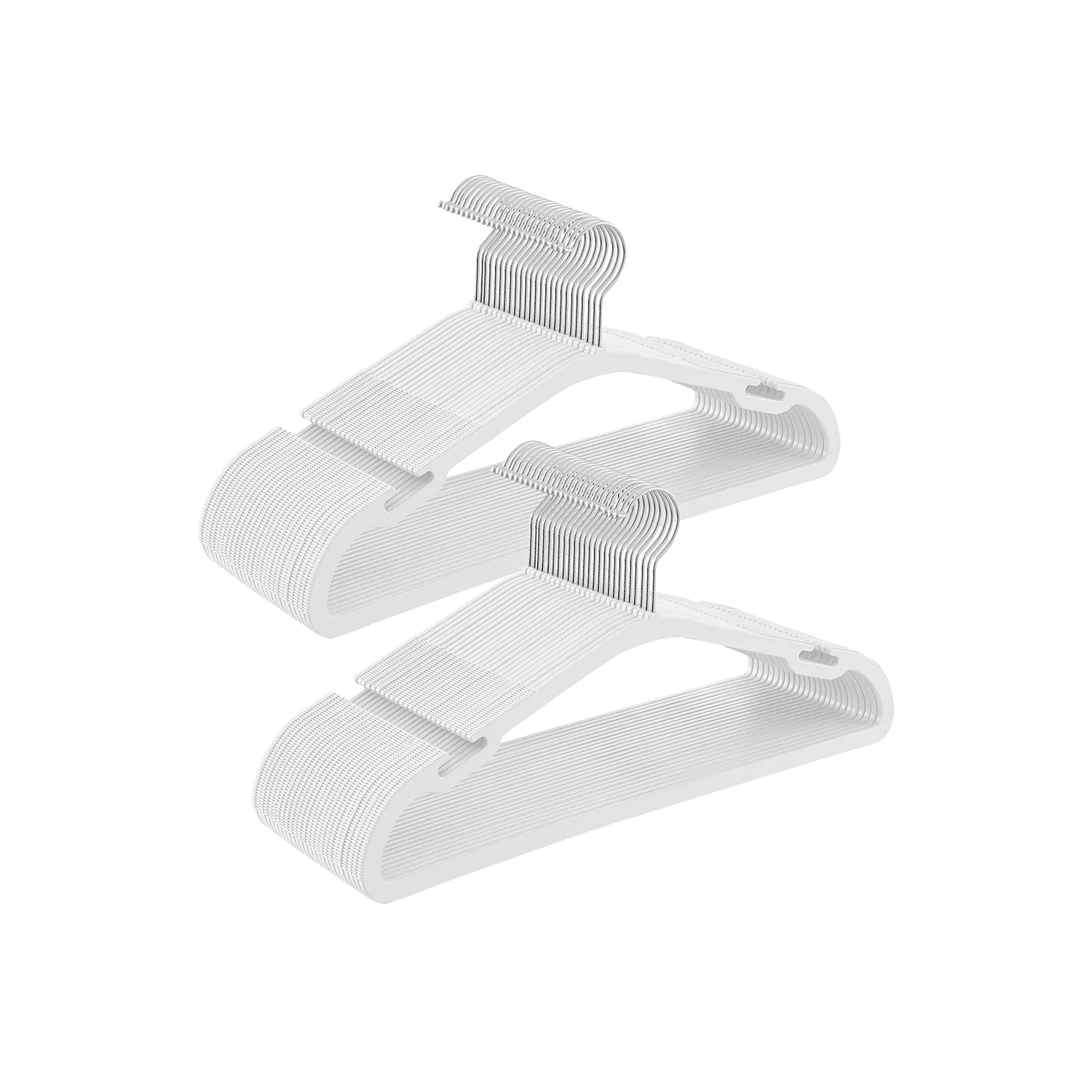 Clothes Hangers 50 Pack with Wide Shoulder Notches - Image 3