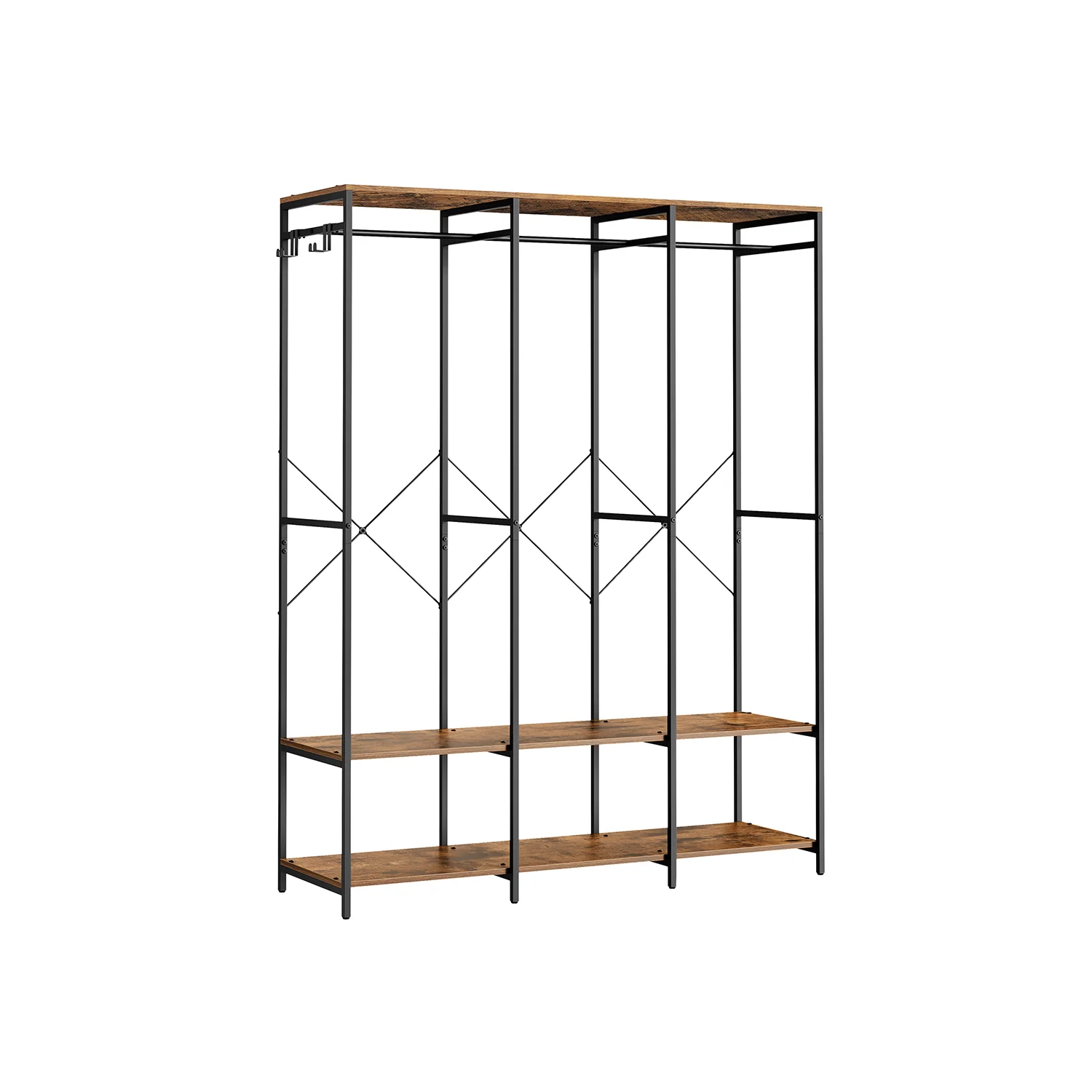 Clothes Rack with Hanging Rods - Image 2