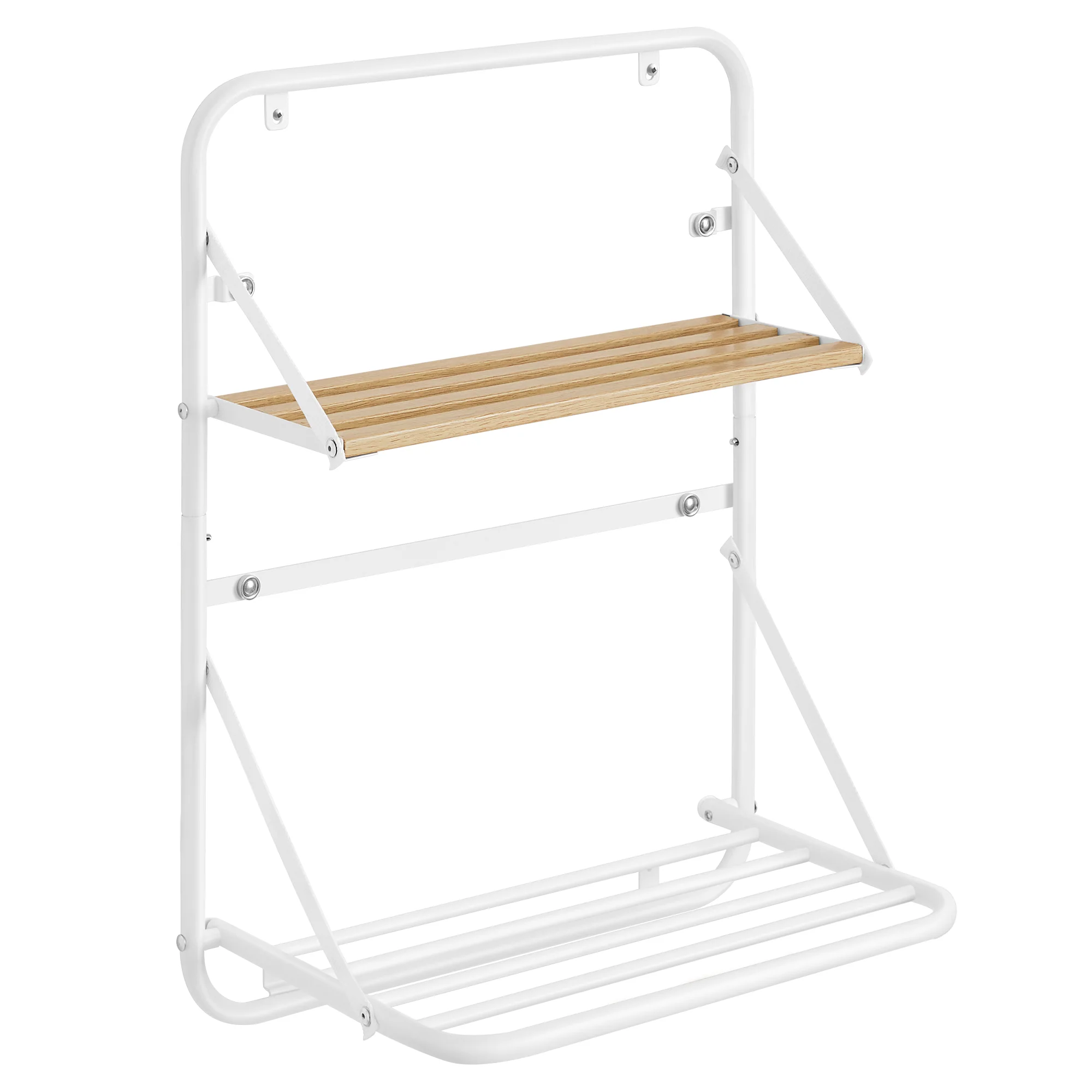 Wall-Mounted Drying Rack Clothing