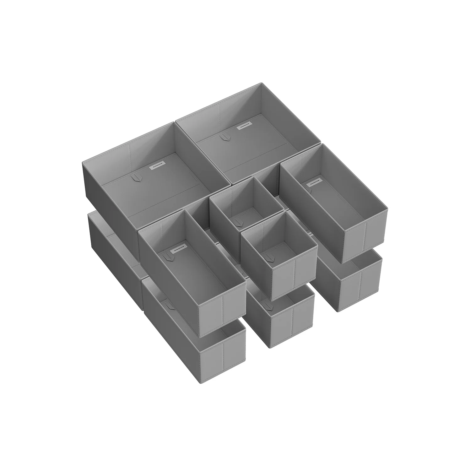 Foldable Fabric Storage Bins for Socks, Underwear, Bras, Ties, Scarves - Image 5