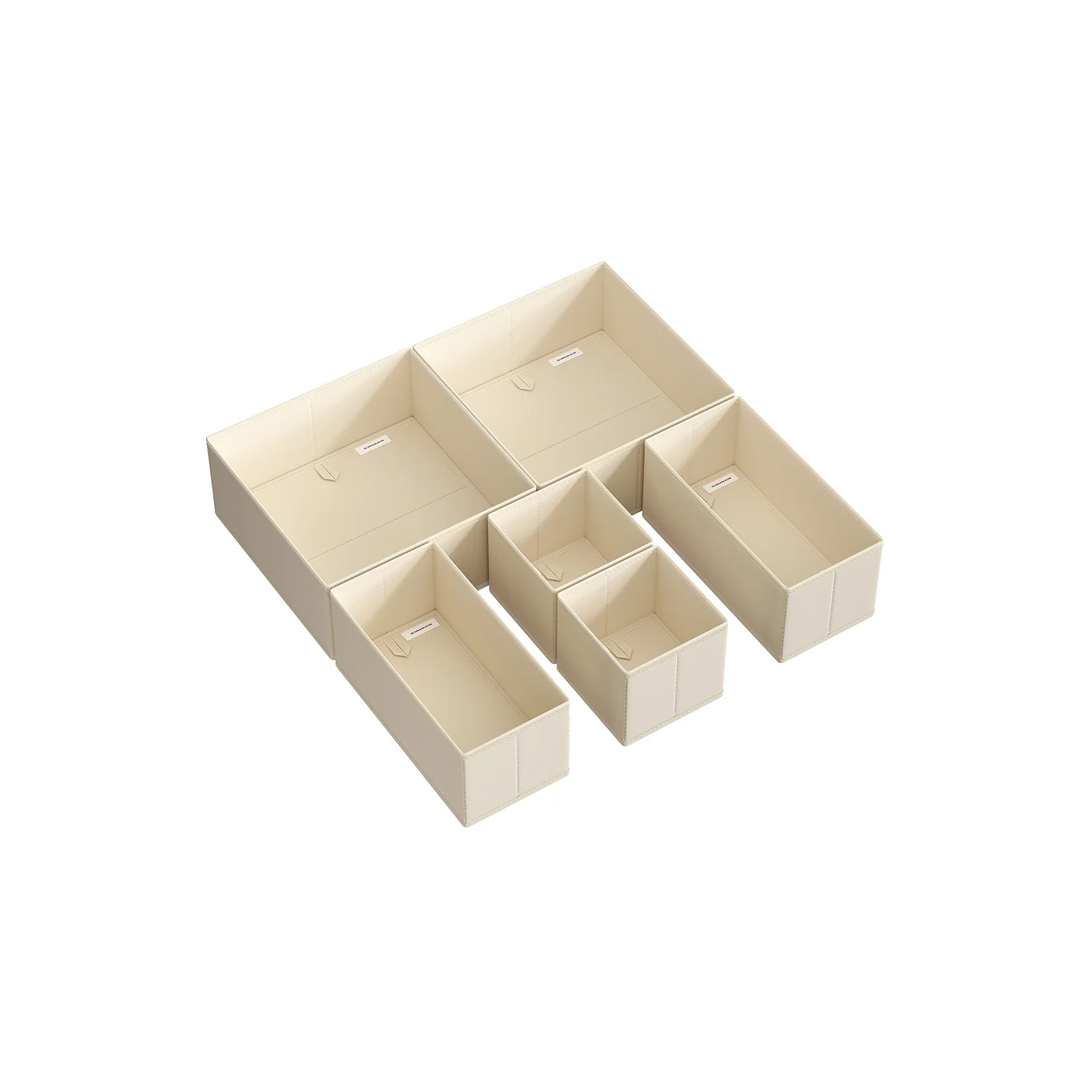 Foldable Fabric Storage Bins for Socks, Underwear, Bras, Ties, Scarves - Image 6