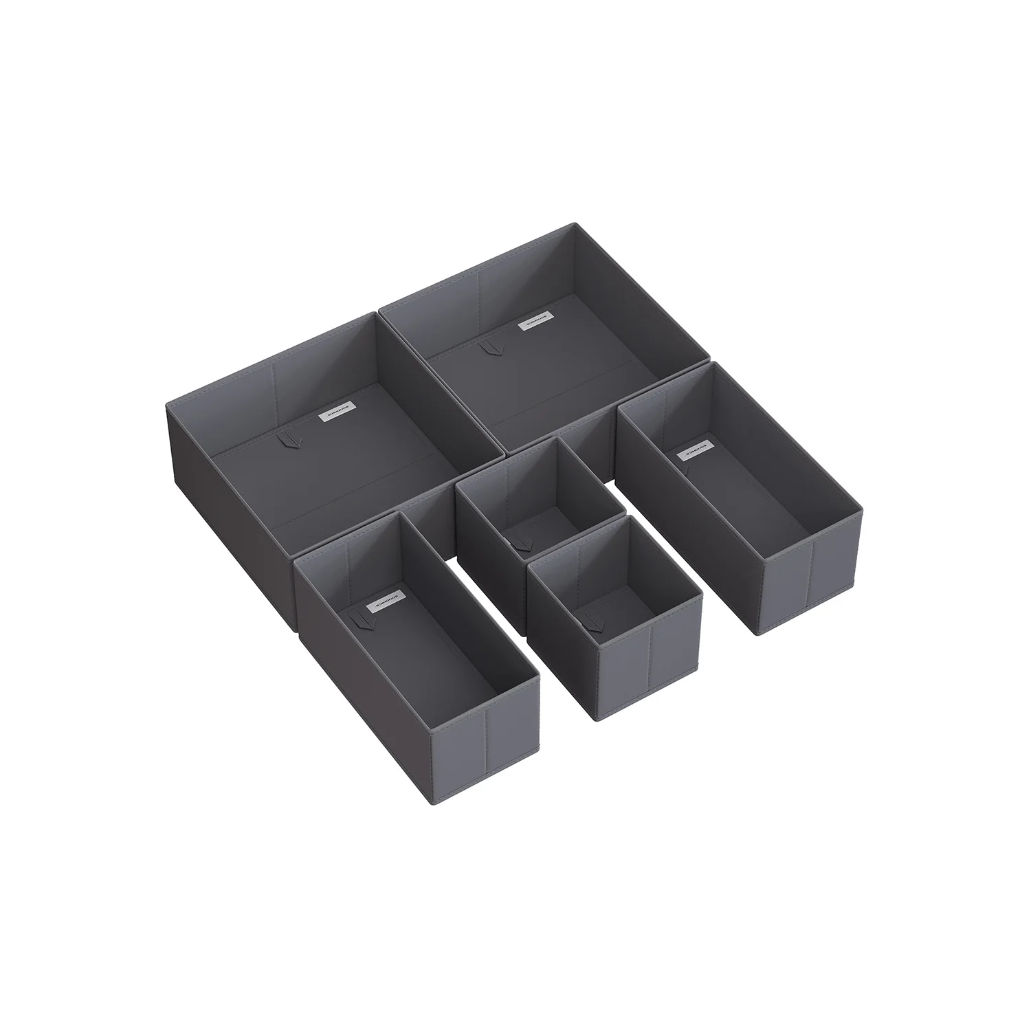 Foldable Fabric Storage Bins for Socks, Underwear, Bras, Ties, Scarves - Image 7