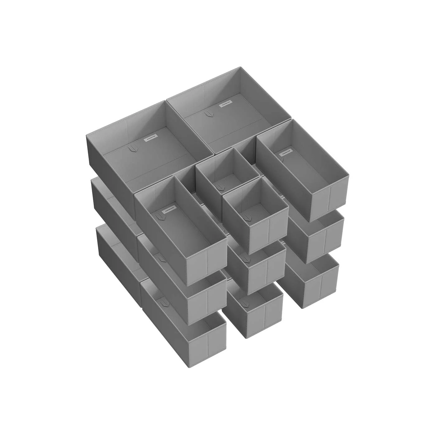 Foldable Fabric Storage Bins for Socks, Underwear, Bras, Ties, Scarves - Image 8