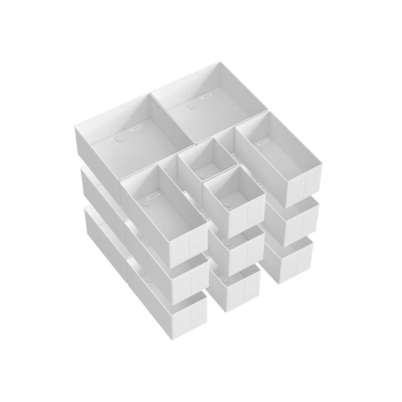 Foldable Fabric Storage Bins for Socks, Underwear, Bras, Ties, Scarves - Image 9