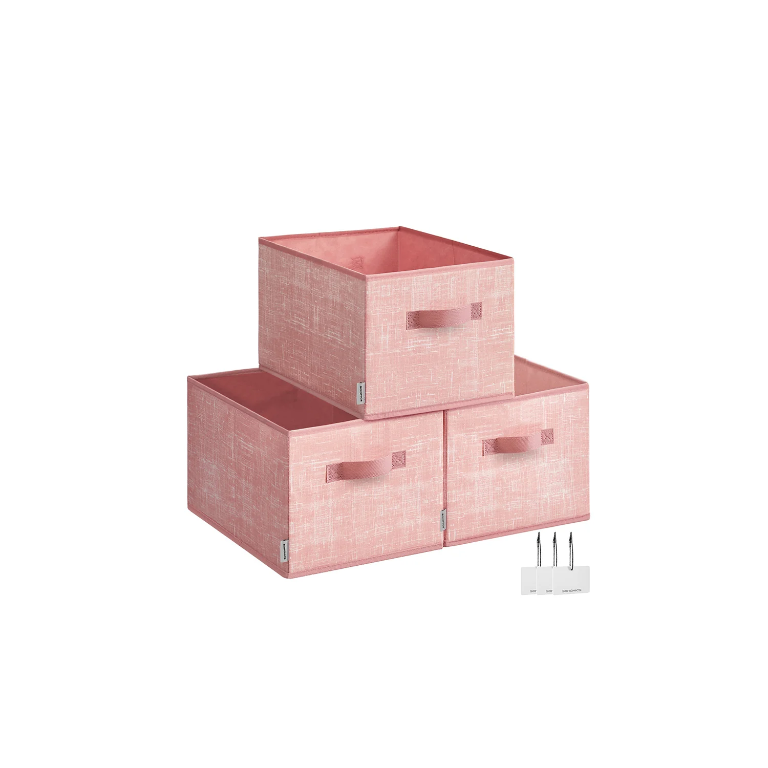 Set of 3 Fabric Storage Bins - Image 4