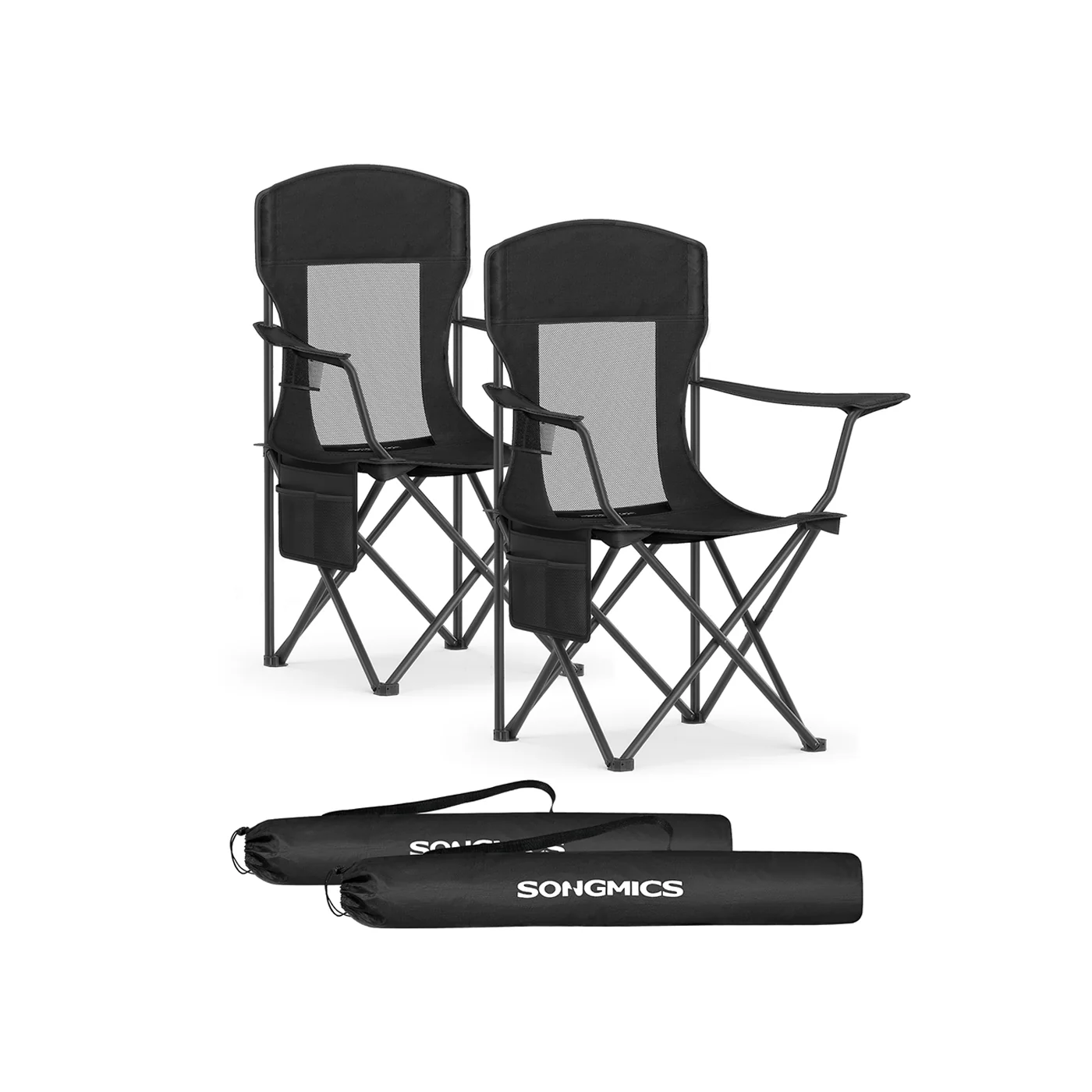 Foldable Camping Chairs Set of 2