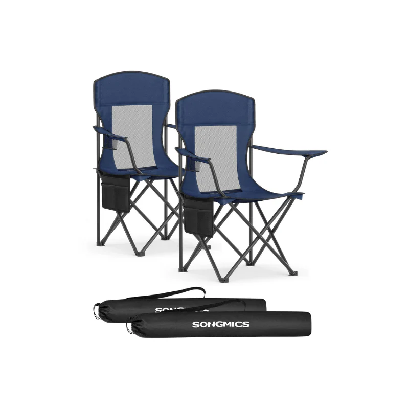 Foldable Camping Chairs Set of 2 - Image 2