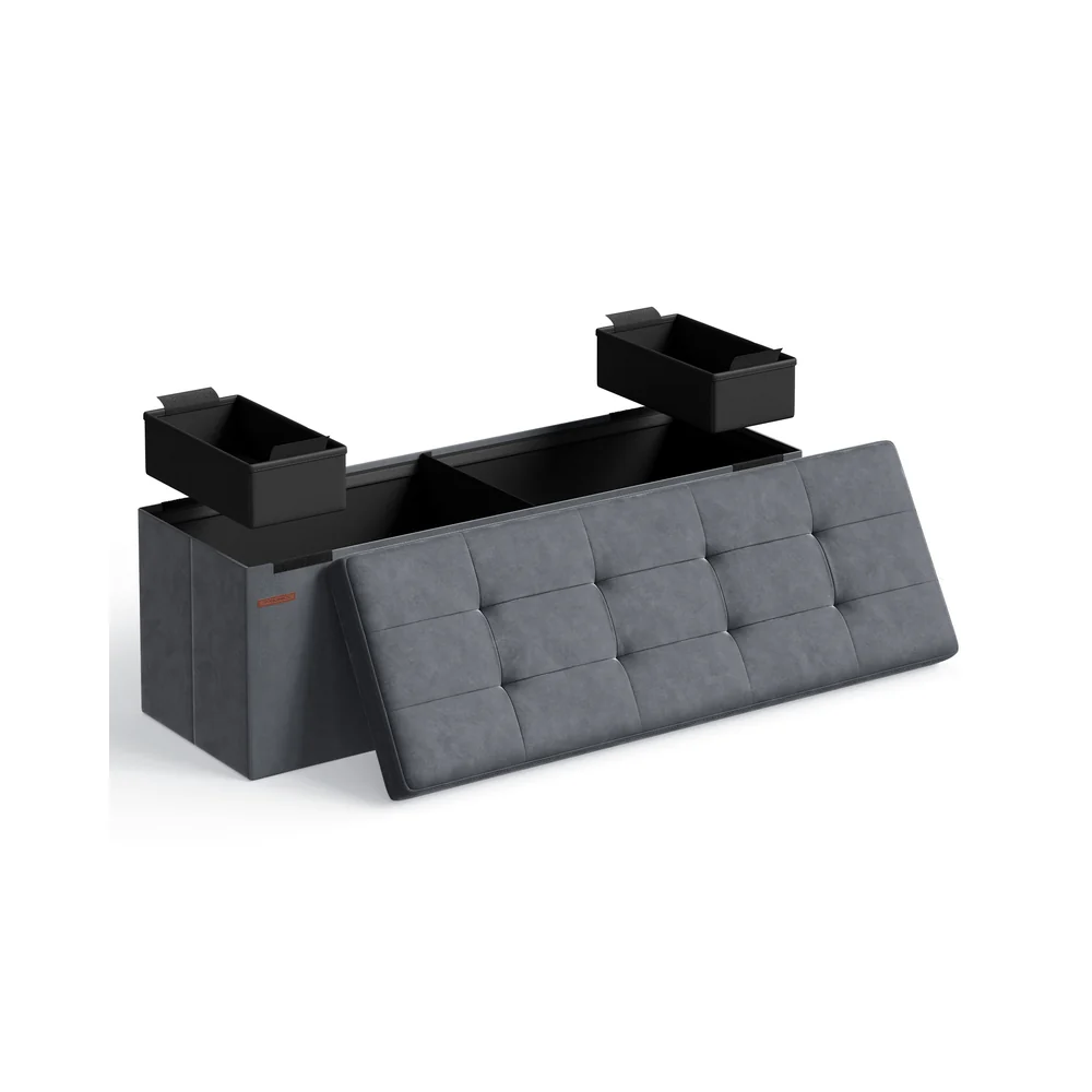 MAZIE Collection - Foldable Storage Ottoman Bench - Image 7