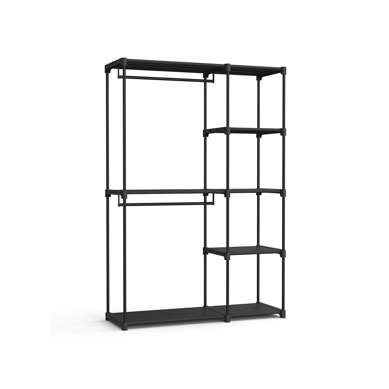 Freestanding Portable Closet with Shelves - Image 3